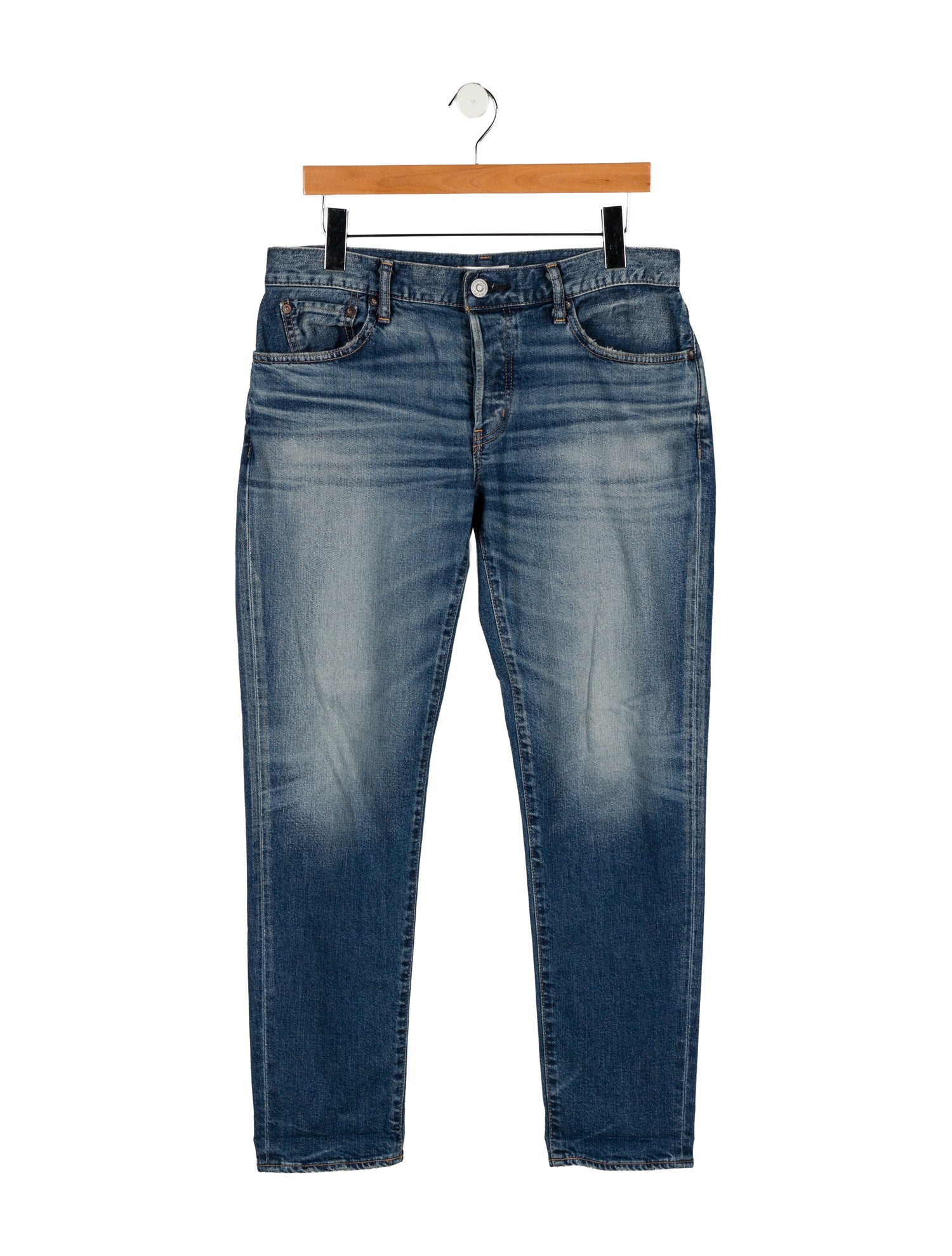 Moussy Vintage Mid-Rise Straight Leg Jeans