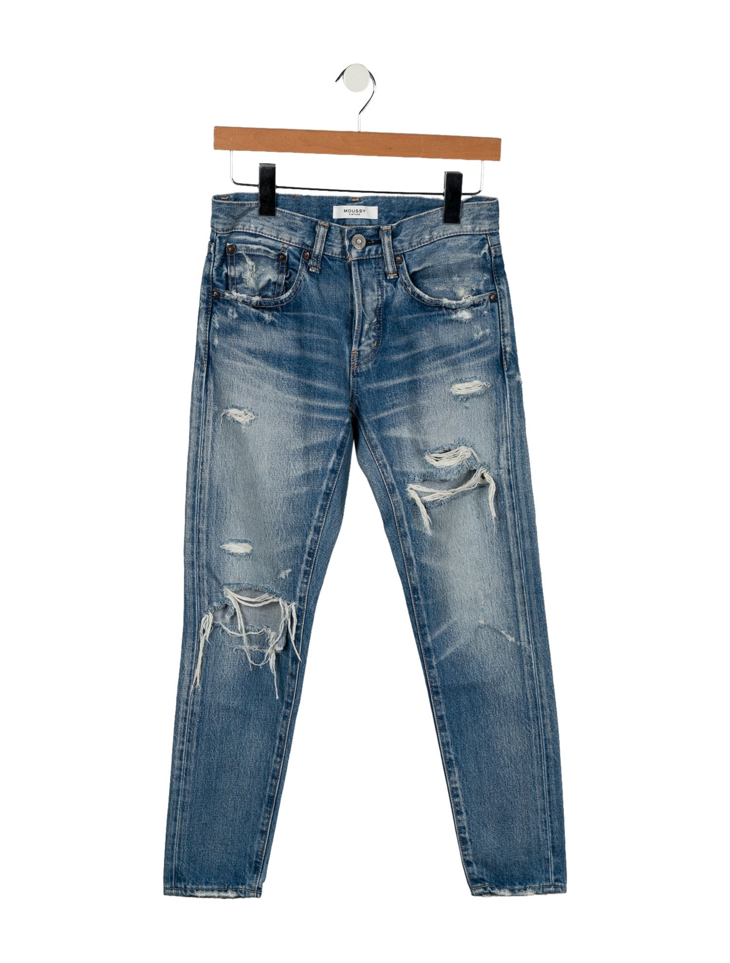 Moussy Vintage Mid-Rise Skinny Leg Jeans