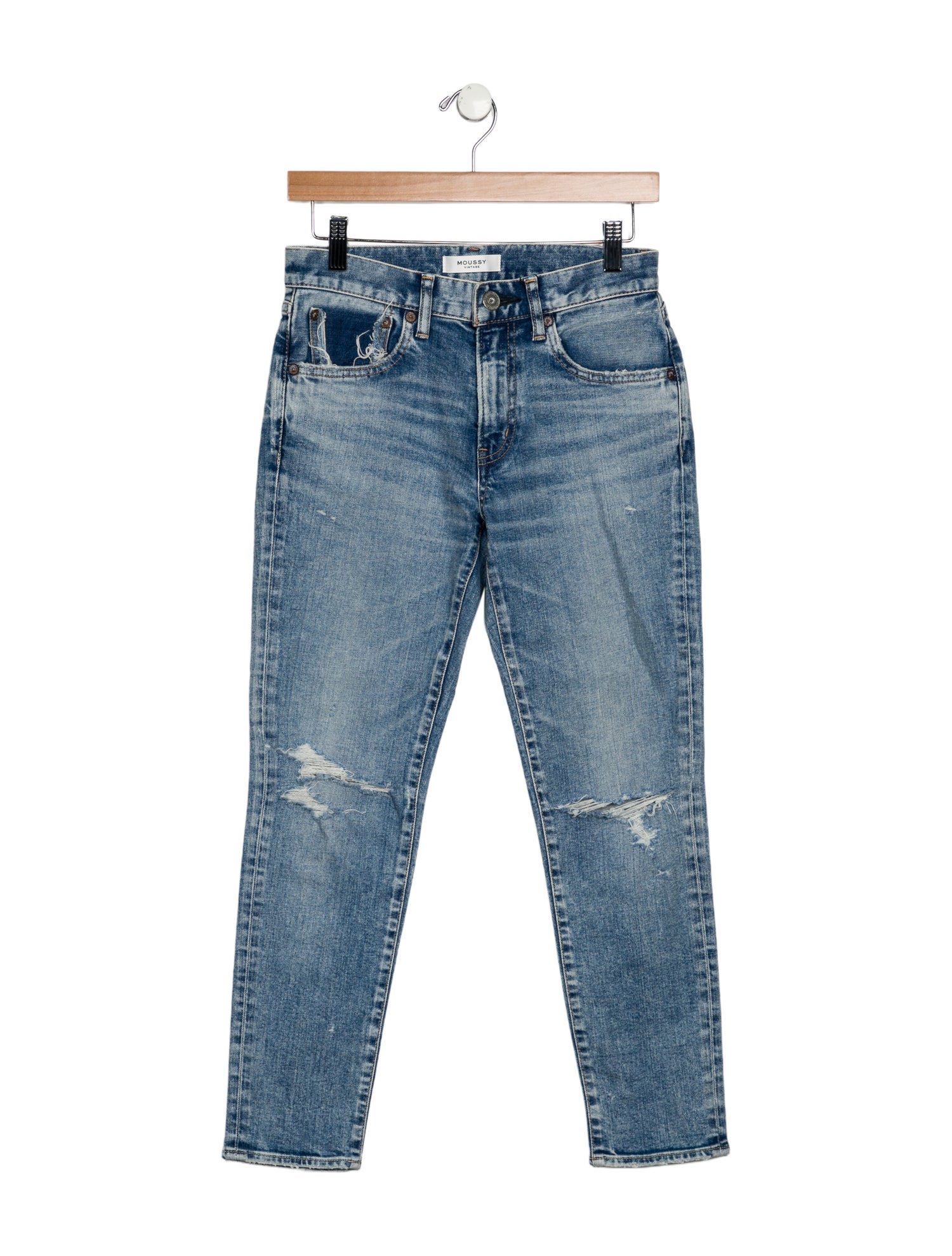 Moussy Vintage Mid-Rise Skinny Leg Jeans