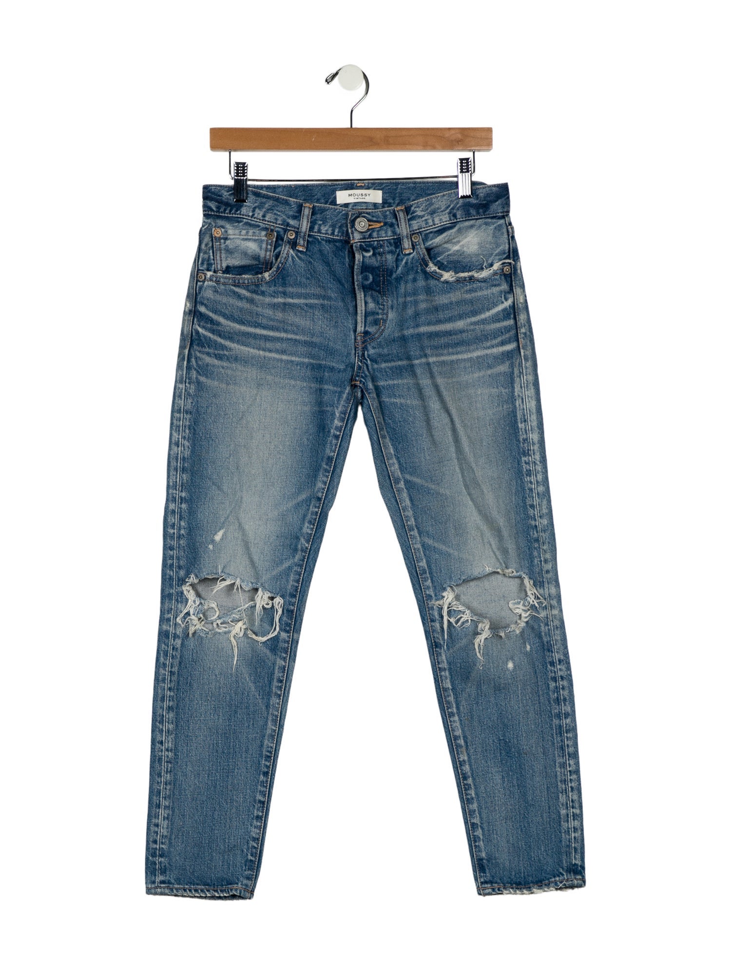 Moussy Vintage Mid-Rise Skinny Leg Jeans