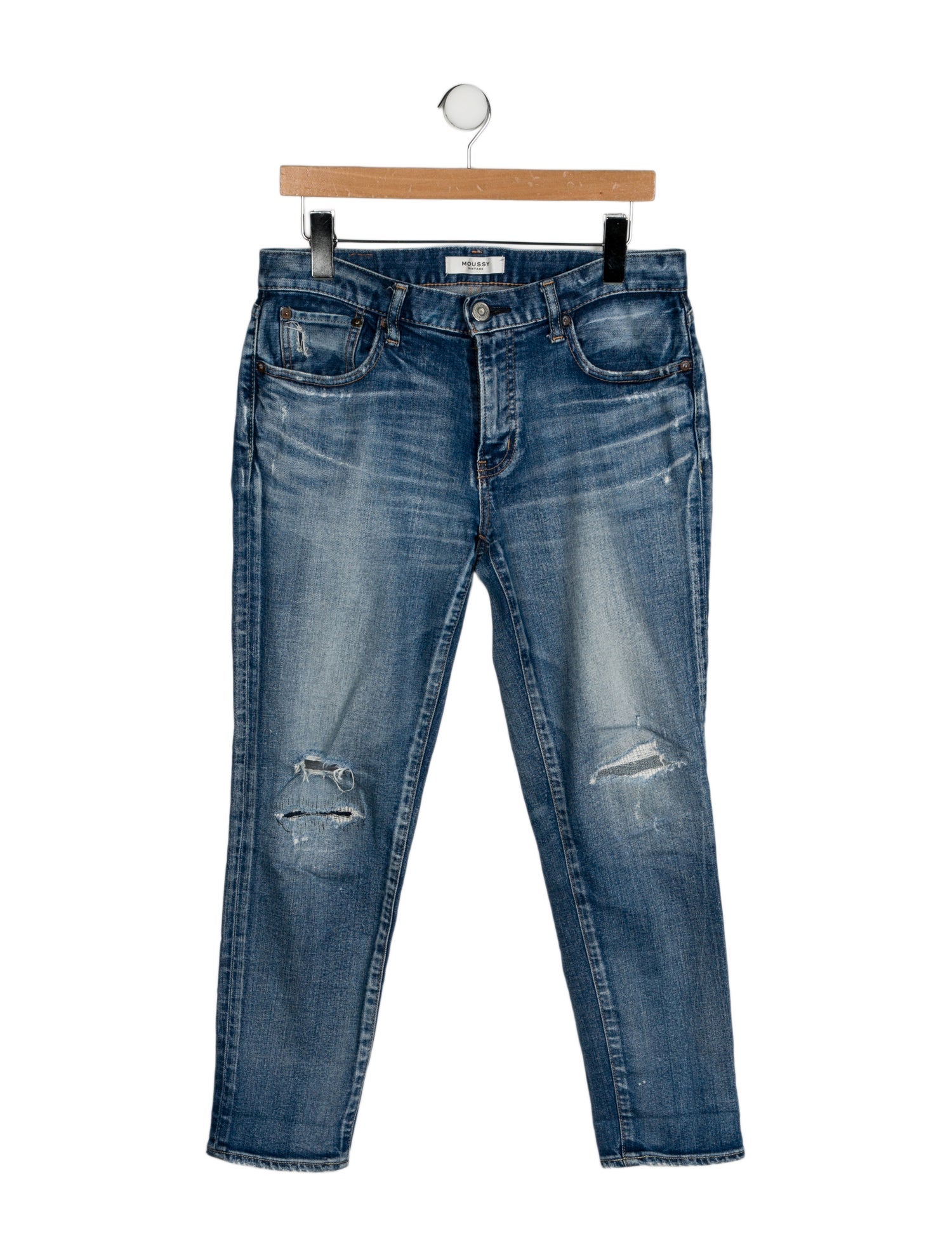 Moussy Vintage Mid-Rise Skinny Leg Jeans