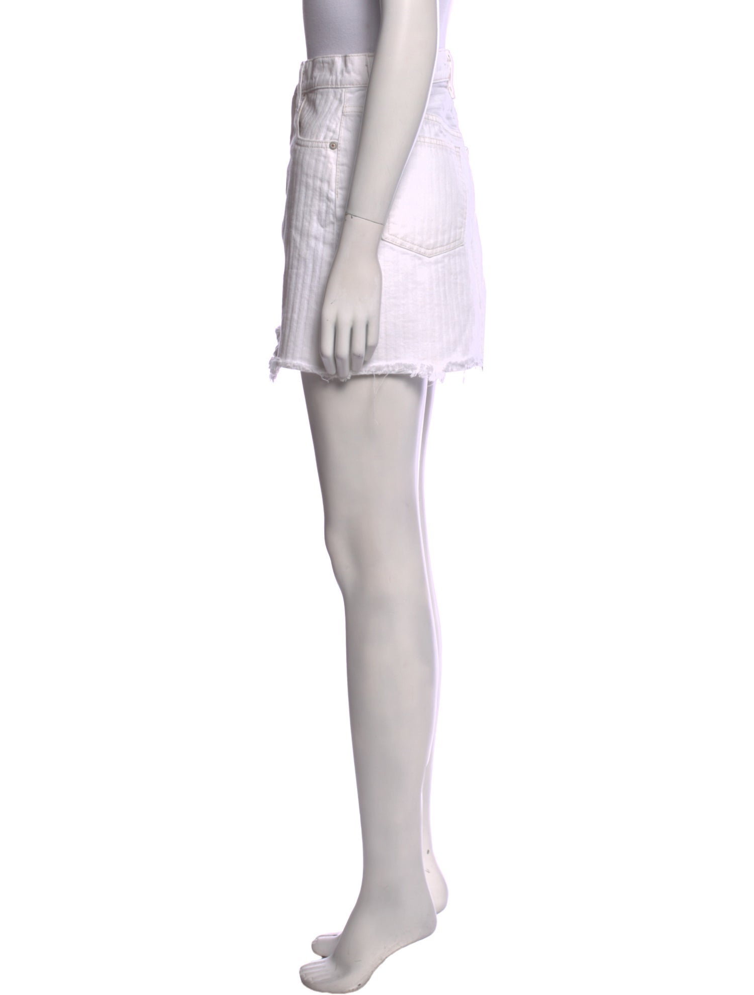 Moussy Vintage Raw-Edge Trim Mini Skirt