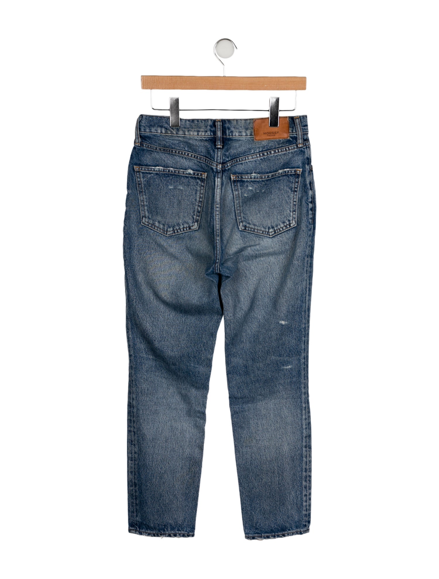 Moussy Vintage High-Rise Straight Leg Jeans