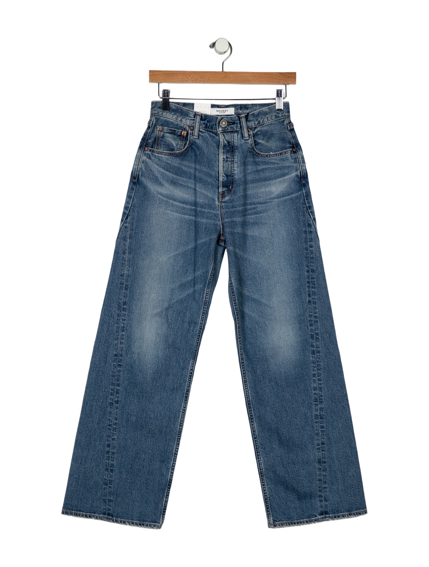Moussy Vintage High-Rise Wide Leg Jeans w/ Tags