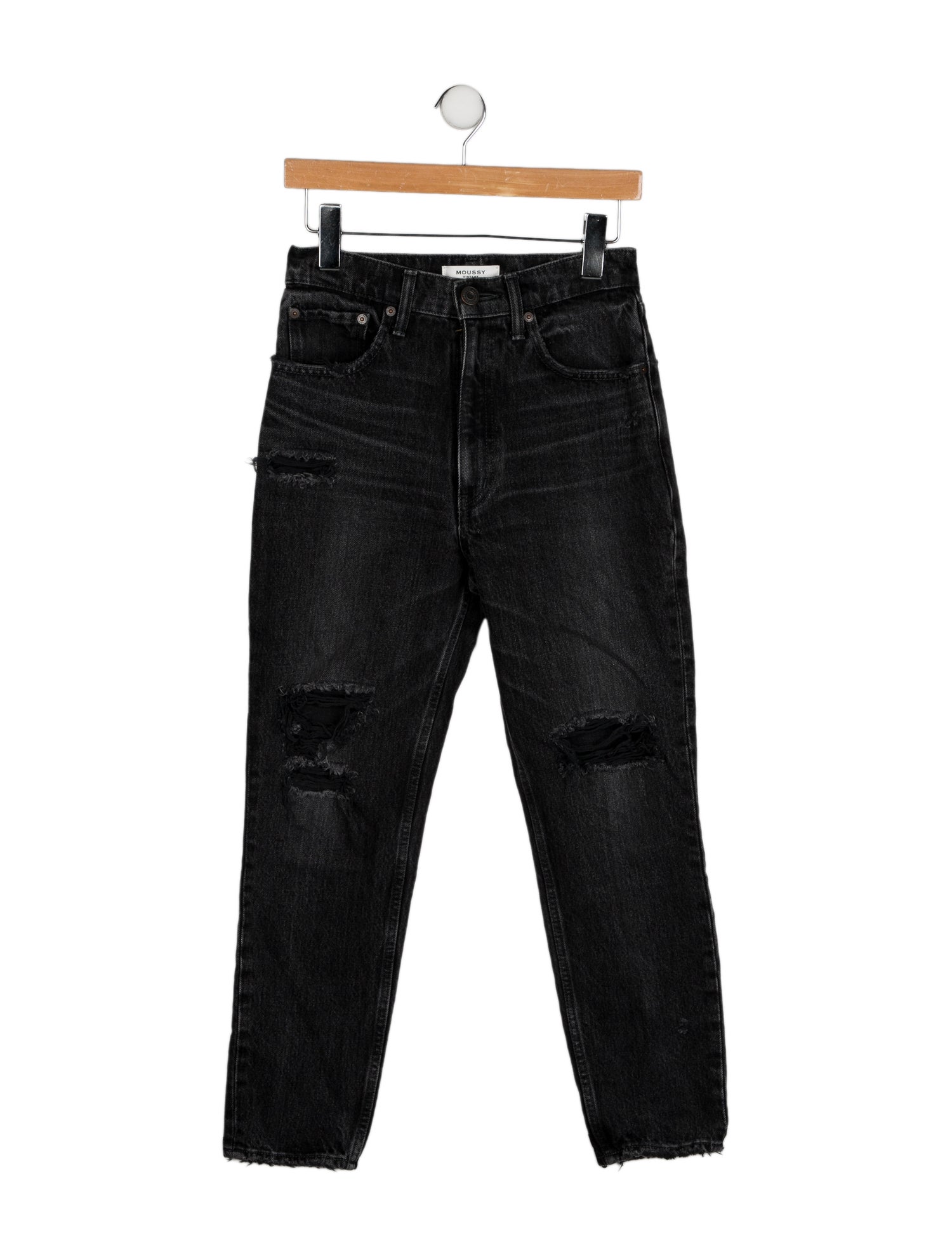 Moussy Vintage High-Rise Straight Leg Jeans