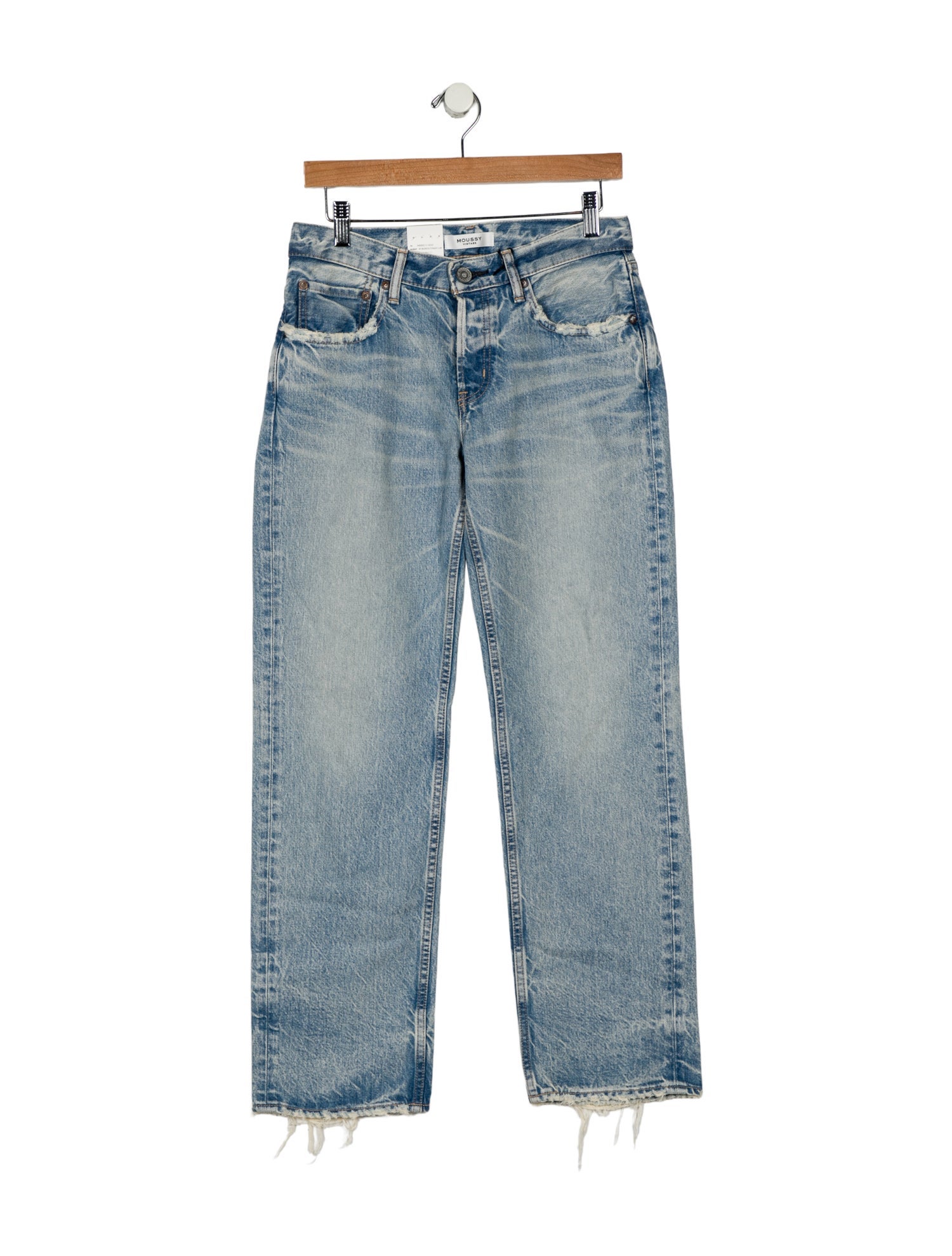 Moussy Vintage Mid-Rise Straight Leg Jeans w/ Tags