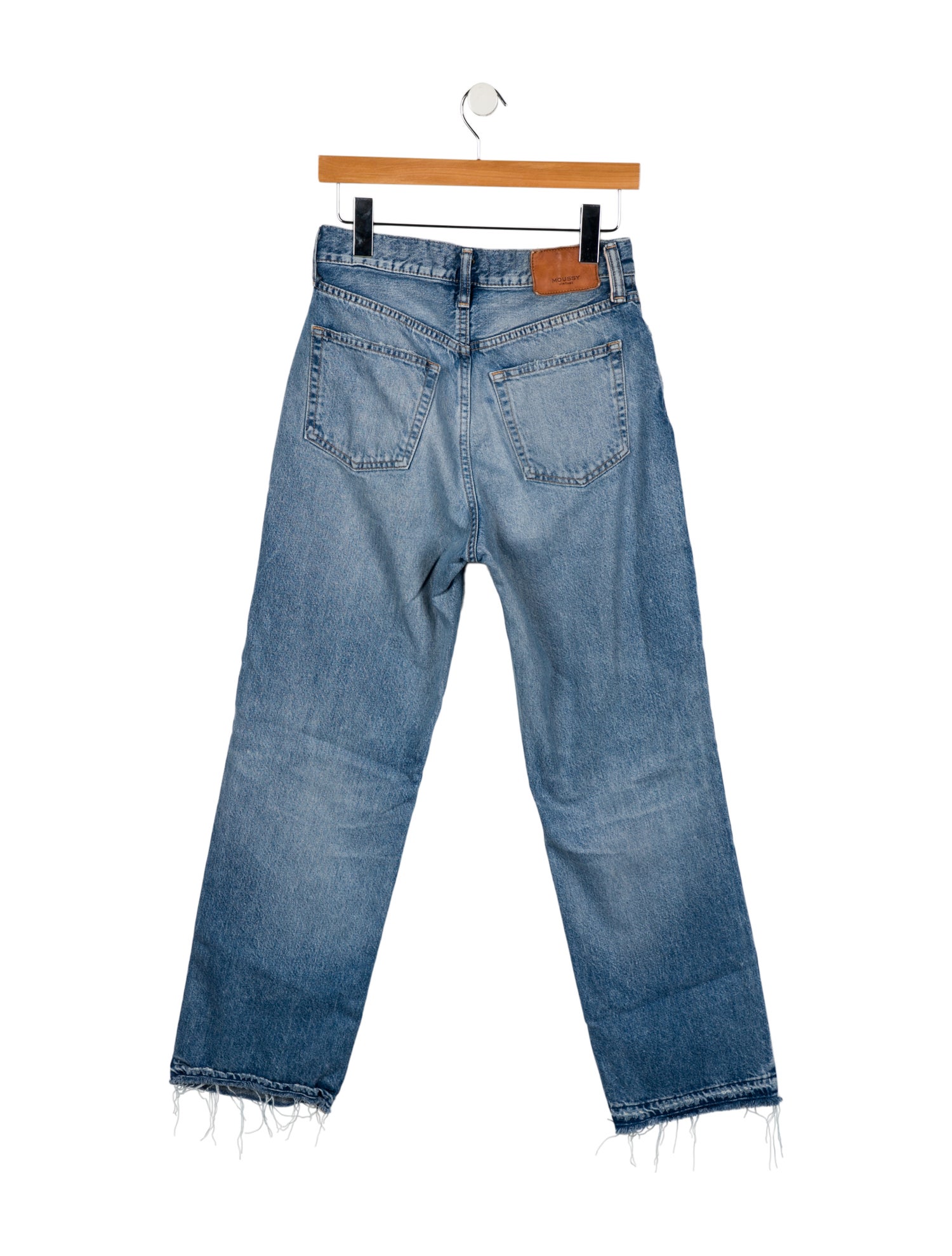 Moussy Vintage High-Rise Straight Leg Jeans