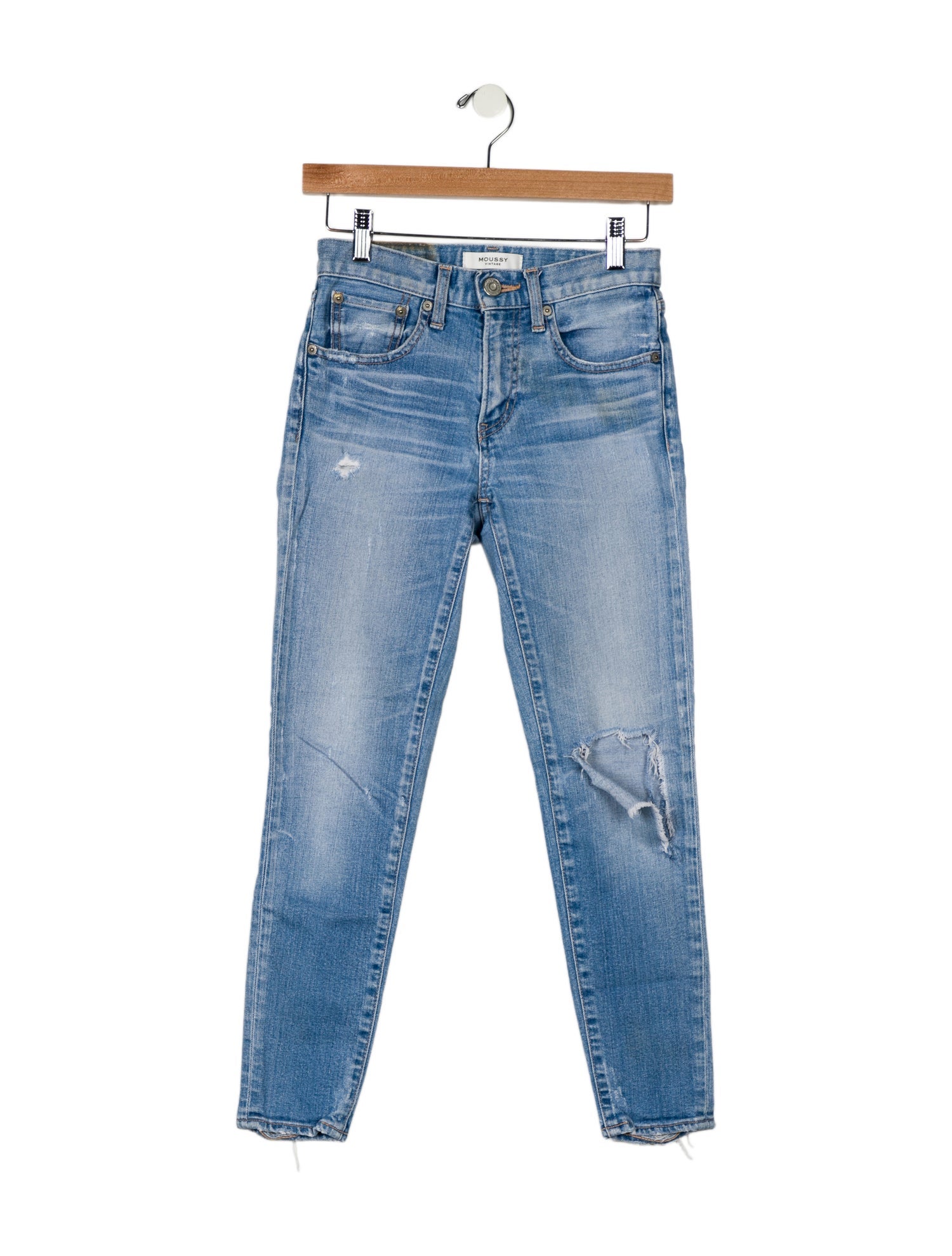 Moussy Vintage Mid-Rise Skinny Leg Jeans