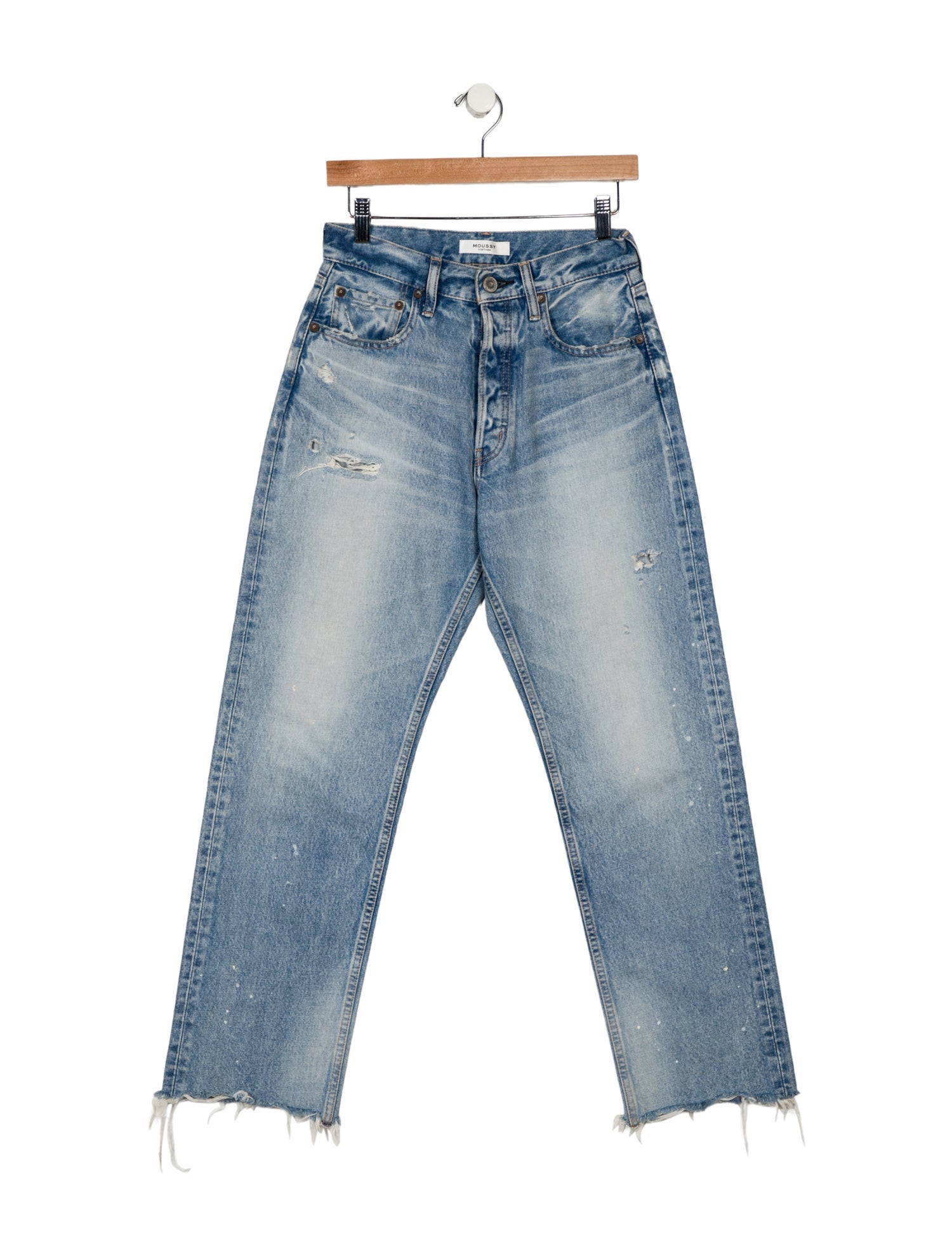 Moussy Vintage High-Rise Straight Leg Jeans
