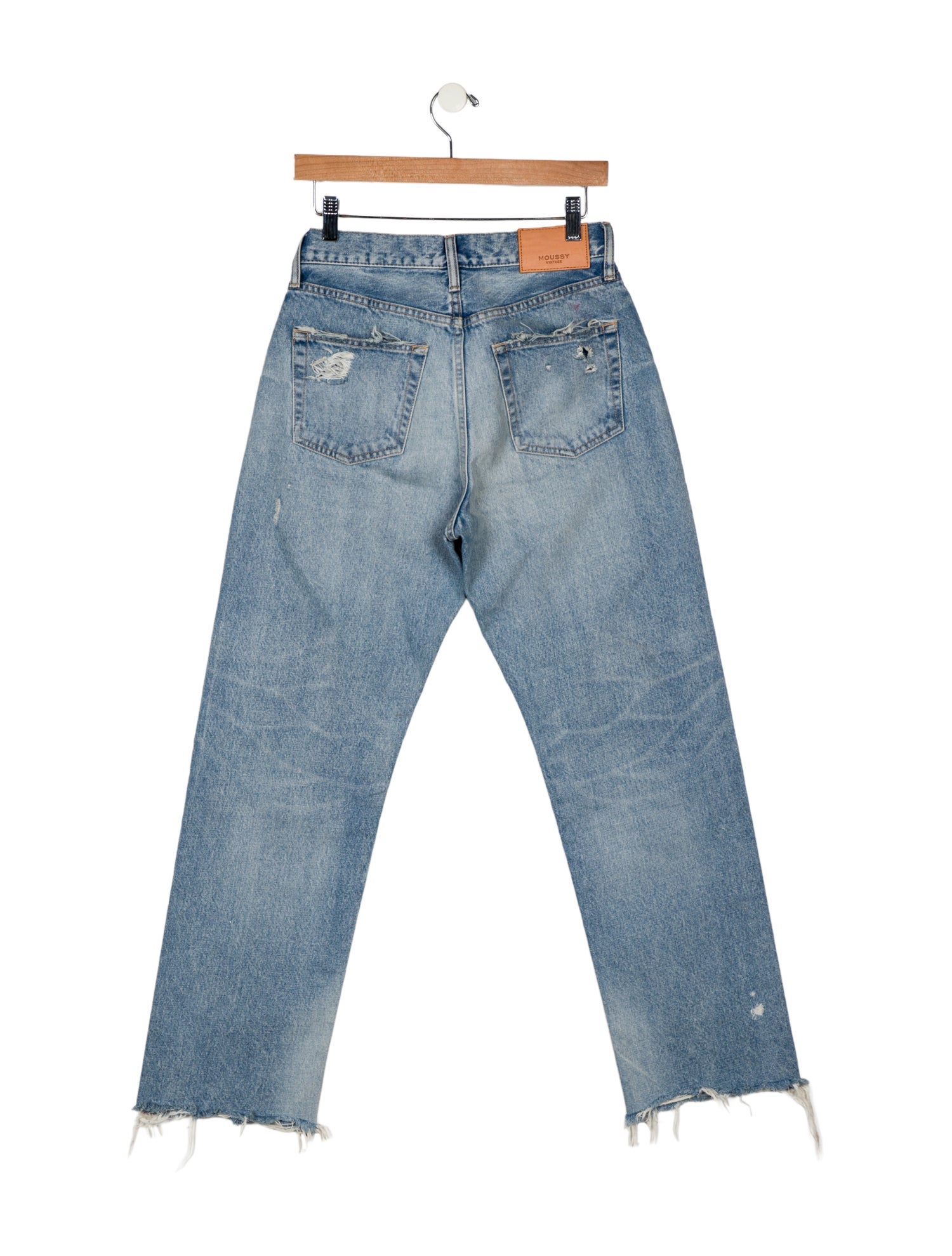 Moussy Vintage High-Rise Straight Leg Jeans