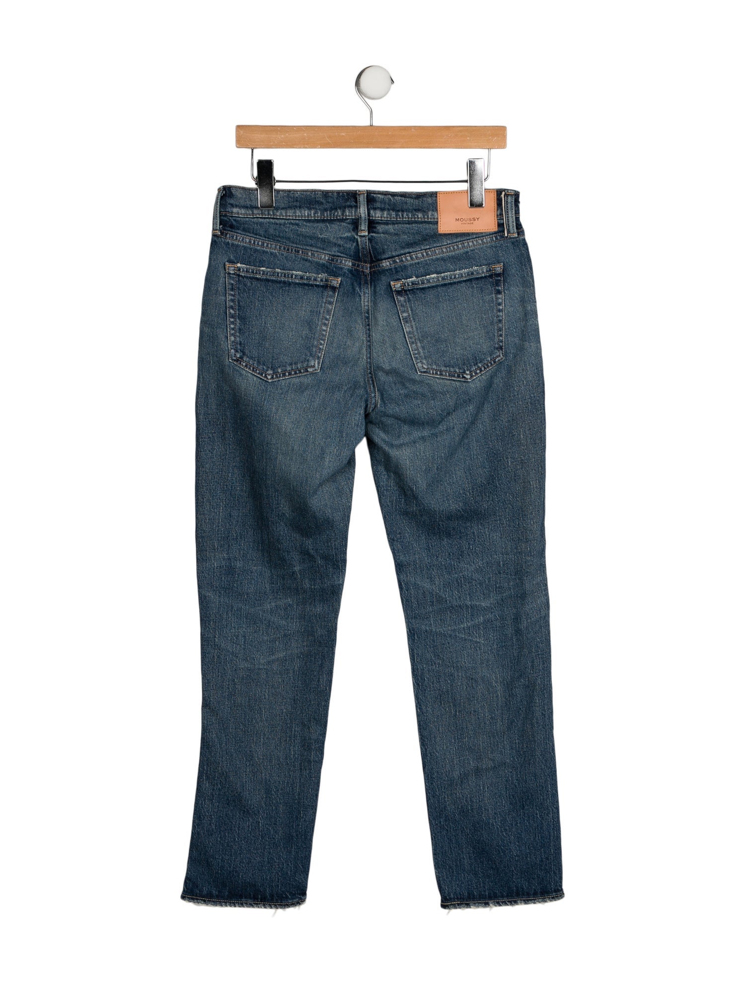 Moussy Vintage Mid-Rise Straight Leg Jeans