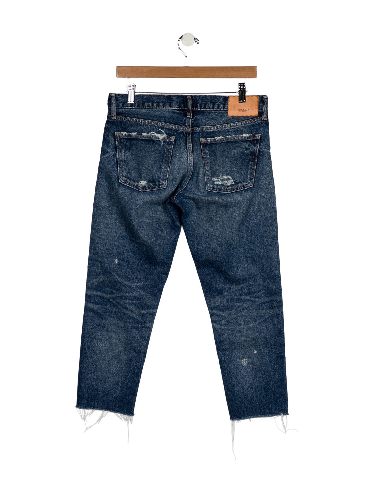 Moussy Vintage Mid-Rise Straight Leg Jeans