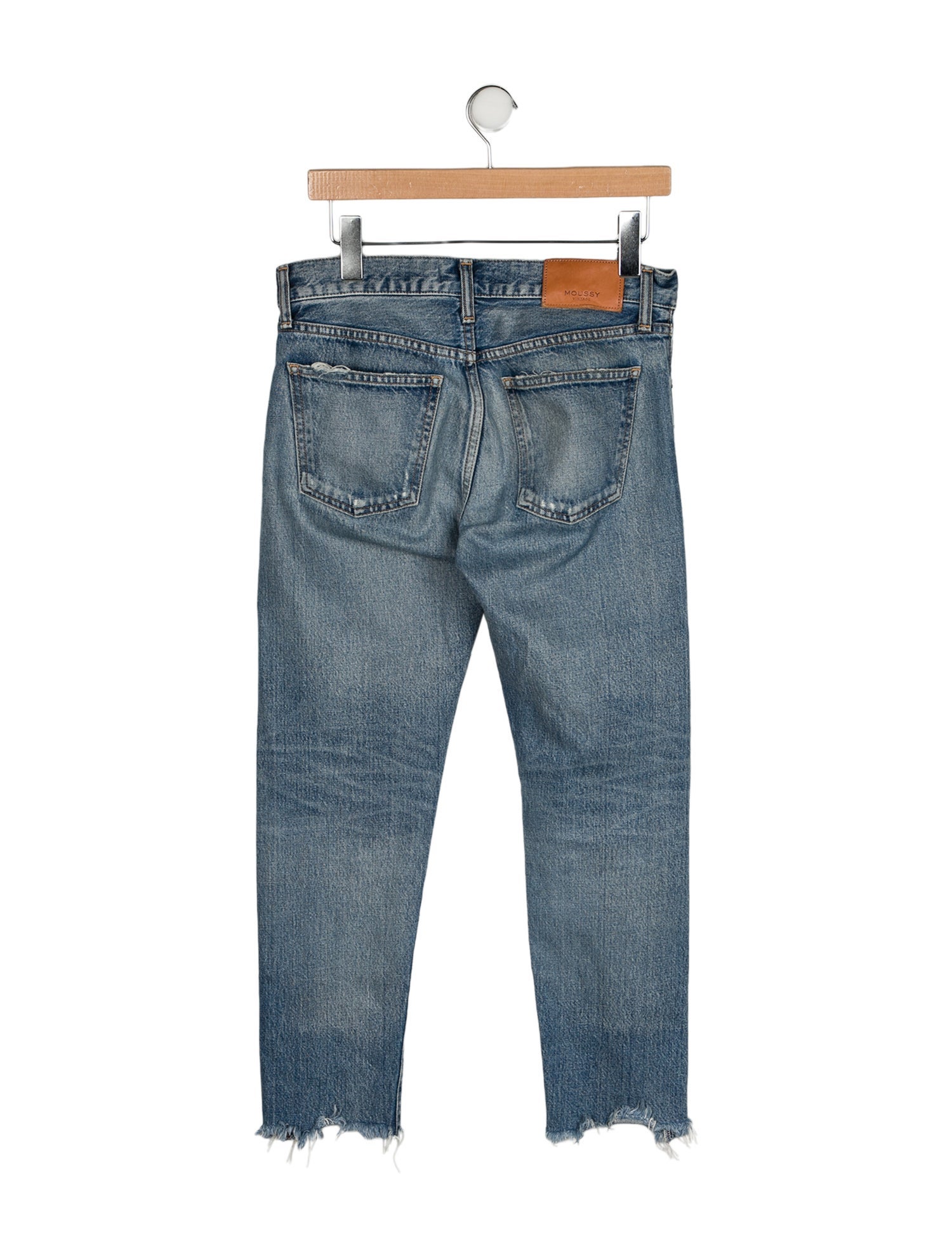 Moussy Vintage Mid-Rise Straight Leg Jeans
