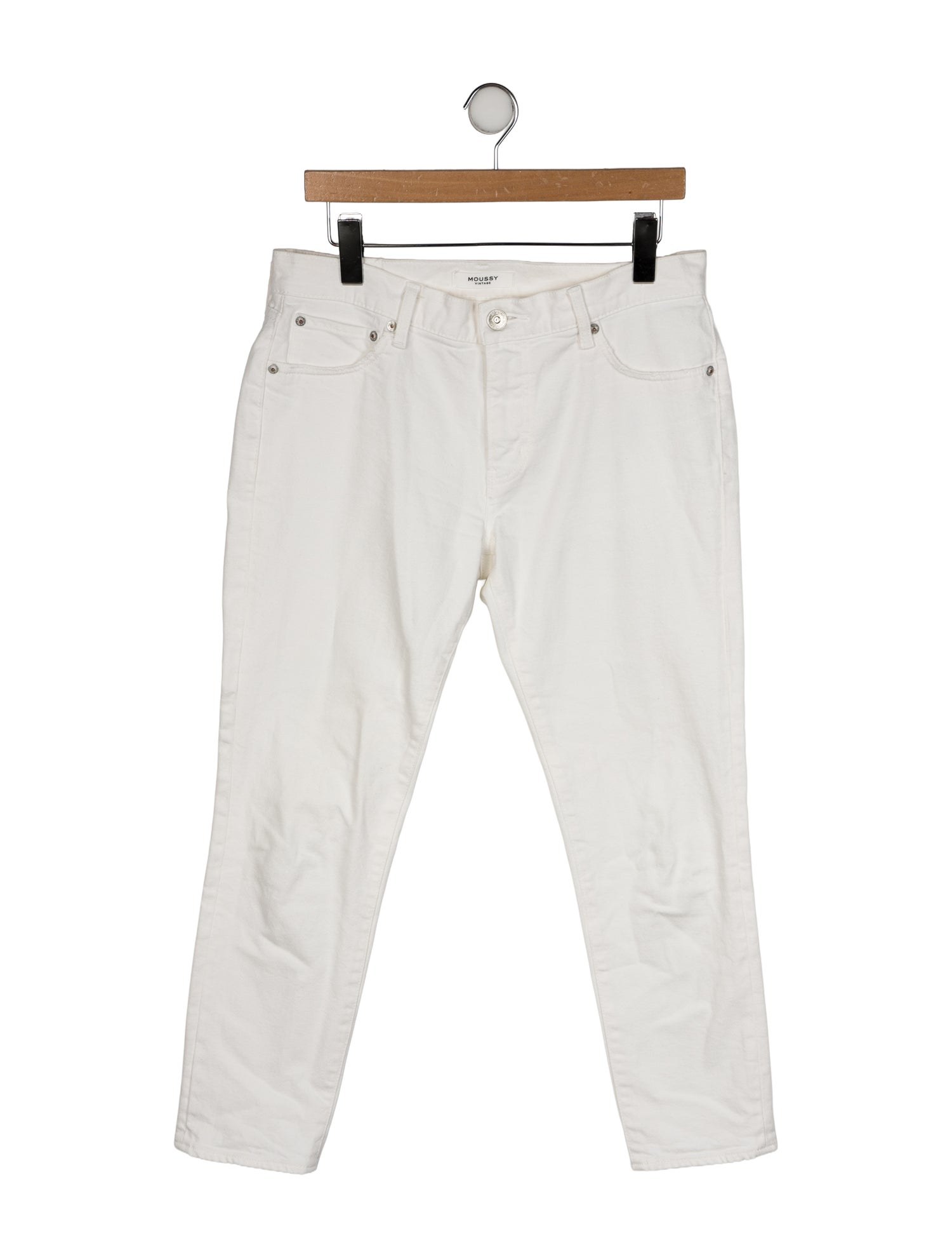 Moussy Vintage Mid-Rise Straight Leg Jeans