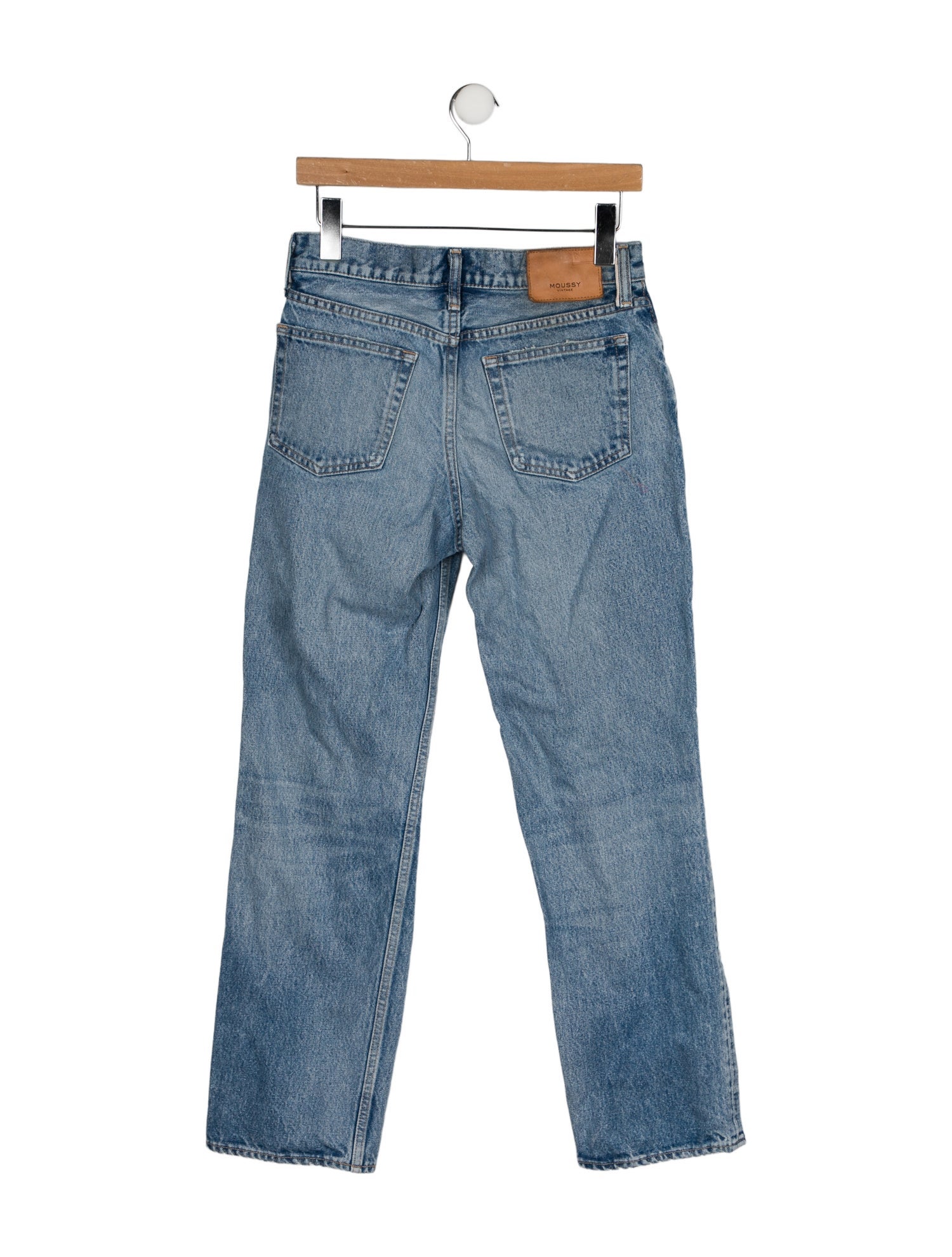 Moussy Vintage Mid-Rise Straight Leg Jeans