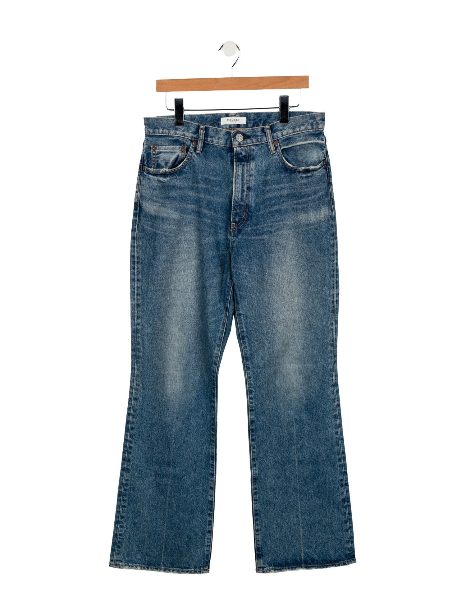 Moussy Vintage High-Rise Wide Leg Jeans