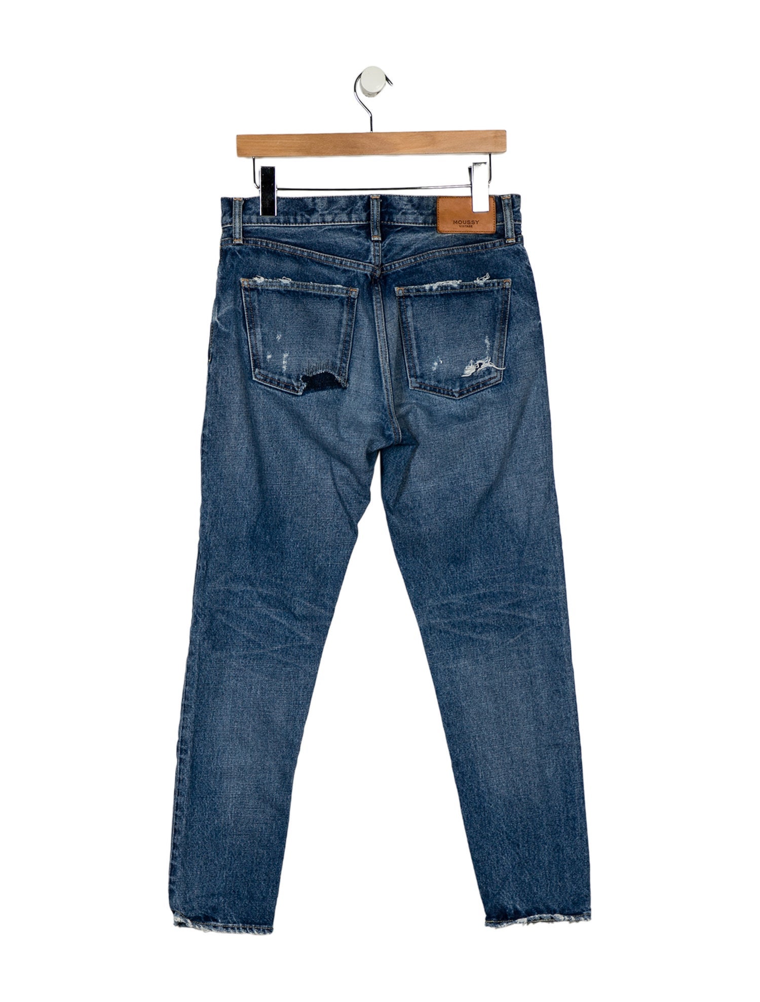 Moussy Vintage Mid-Rise Straight Leg Jeans