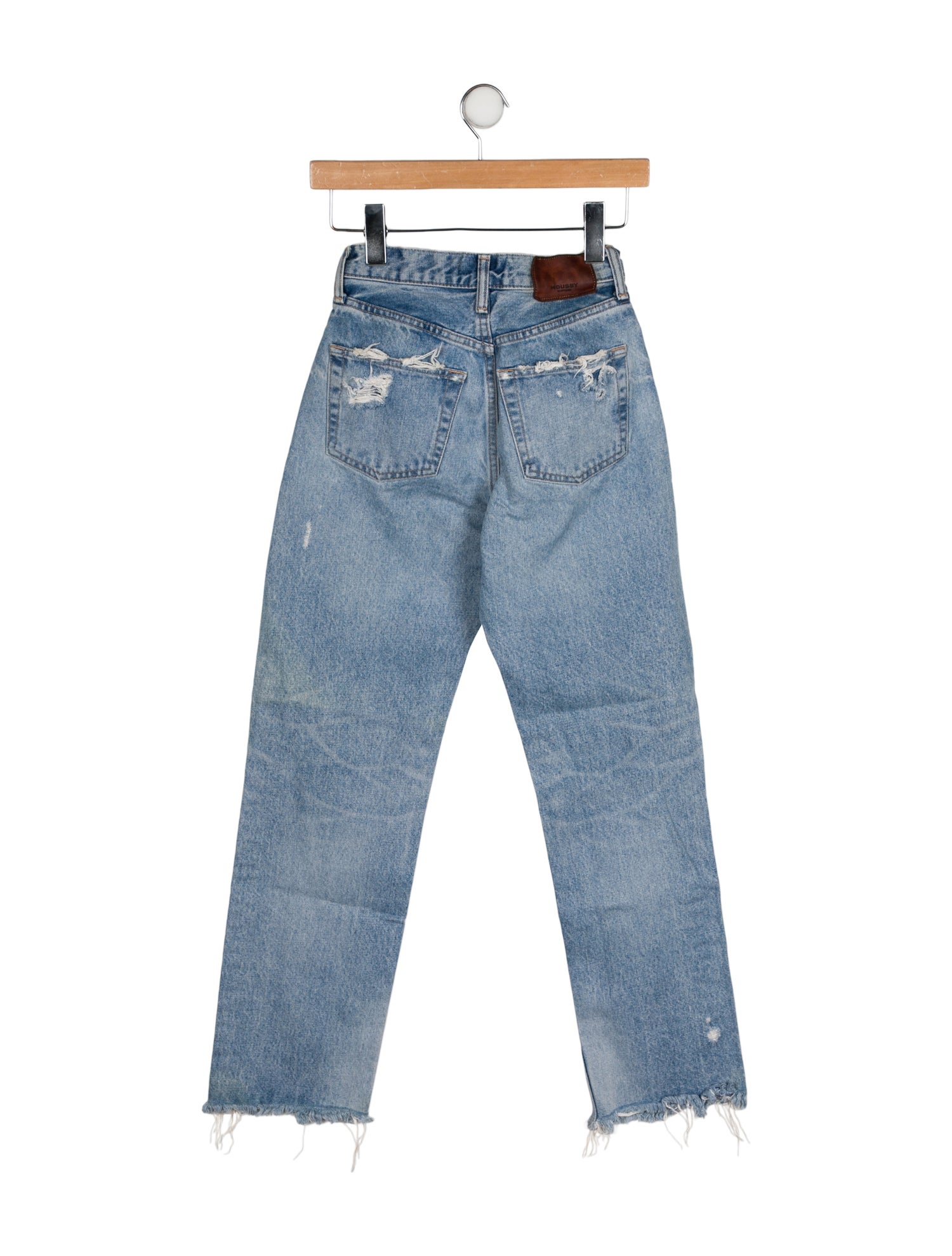 Moussy Vintage Mid-Rise Straight Leg Jeans