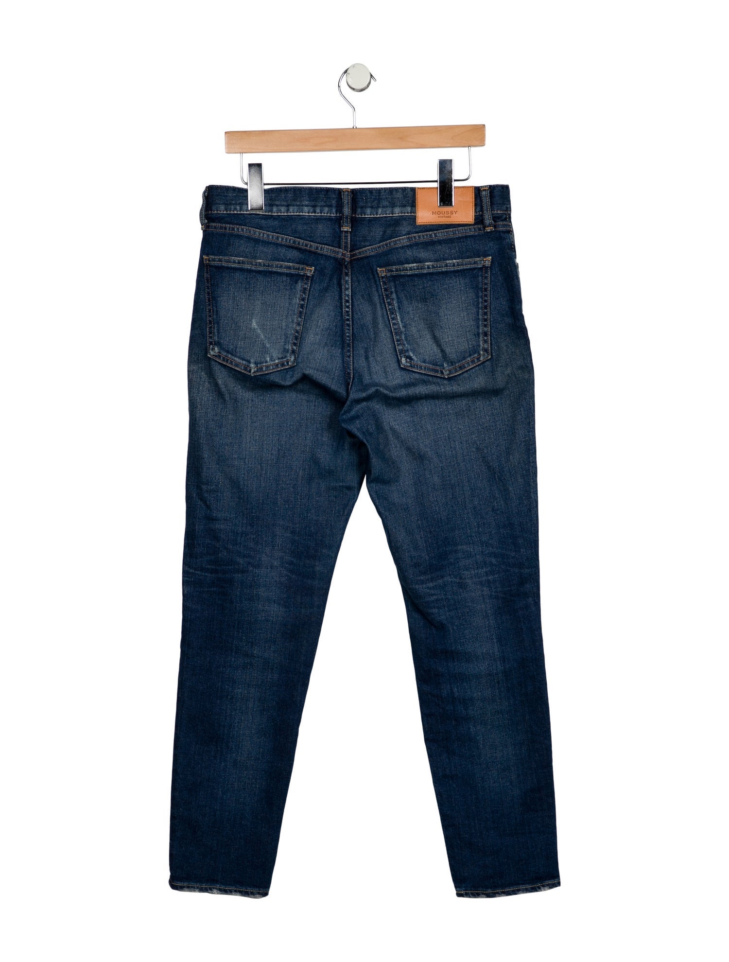 Moussy Vintage Mid-Rise Straight Leg Jeans