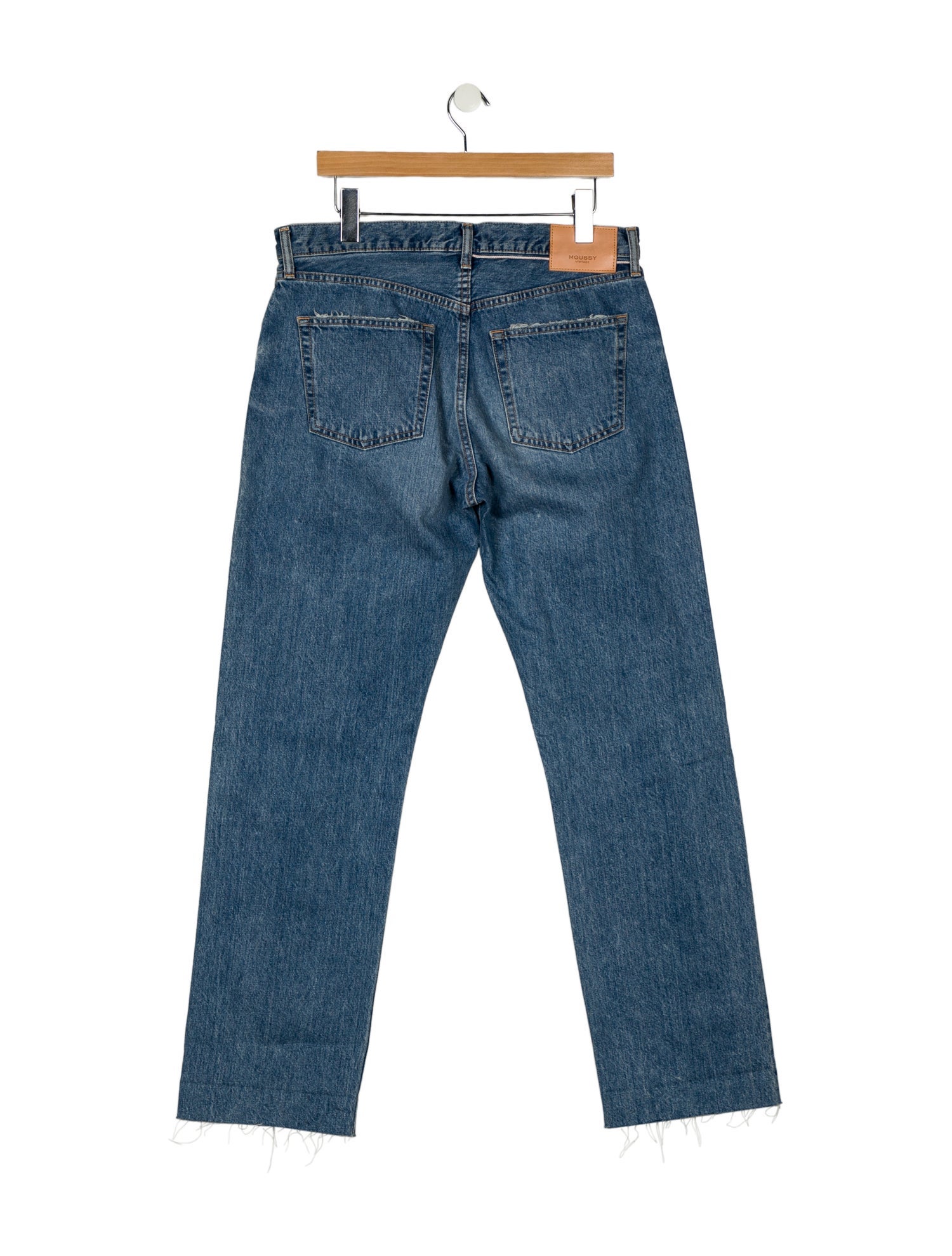 Moussy Vintage Mid-Rise Wide Leg Jeans