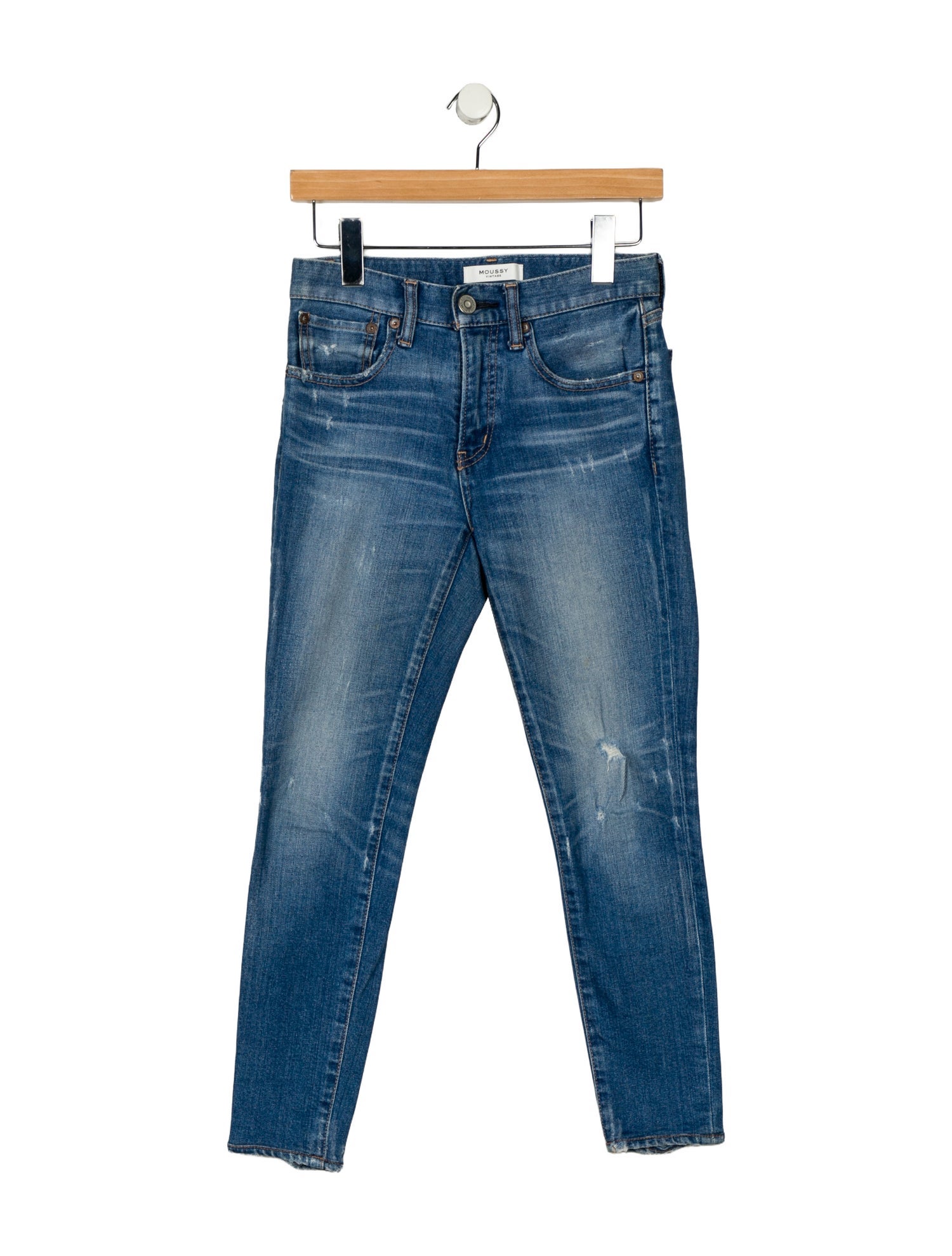 Moussy Vintage Mid-Rise Skinny Leg Jeans