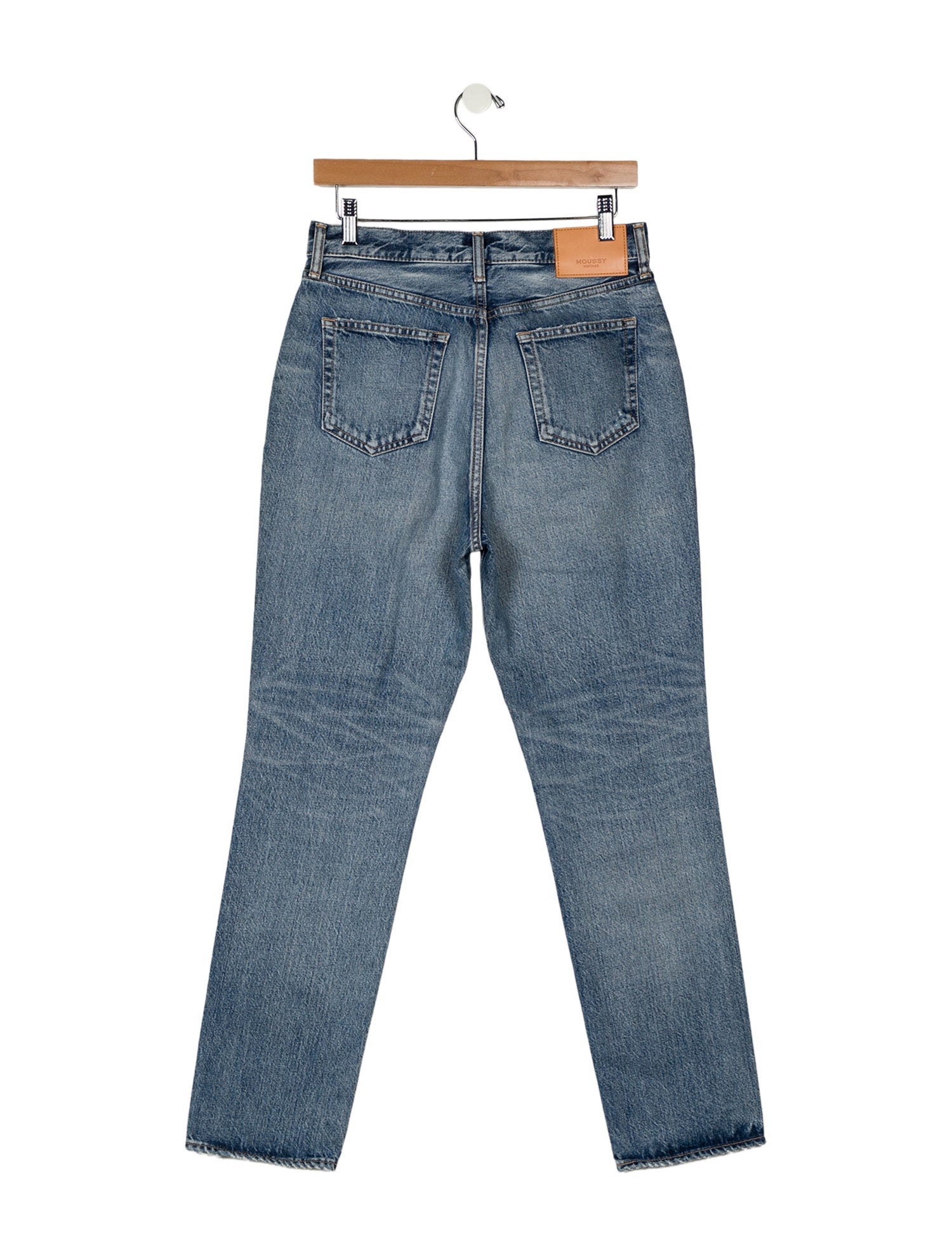 Moussy Vintage High-Rise Straight Leg Jeans