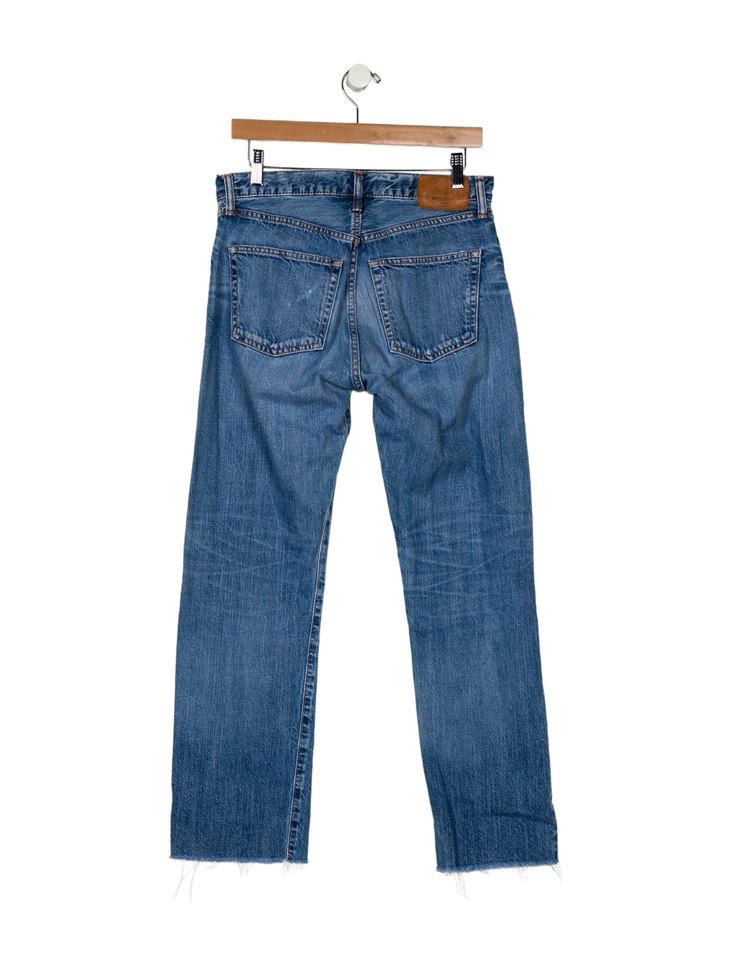 Moussy Vintage High-Rise Straight Leg Jeans