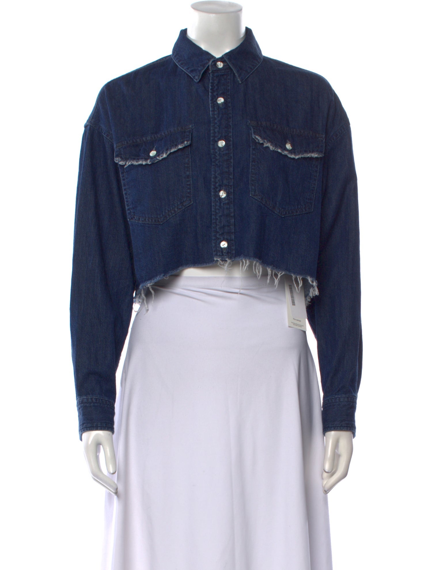 Moussy Vintage Long Sleeve Crop Top