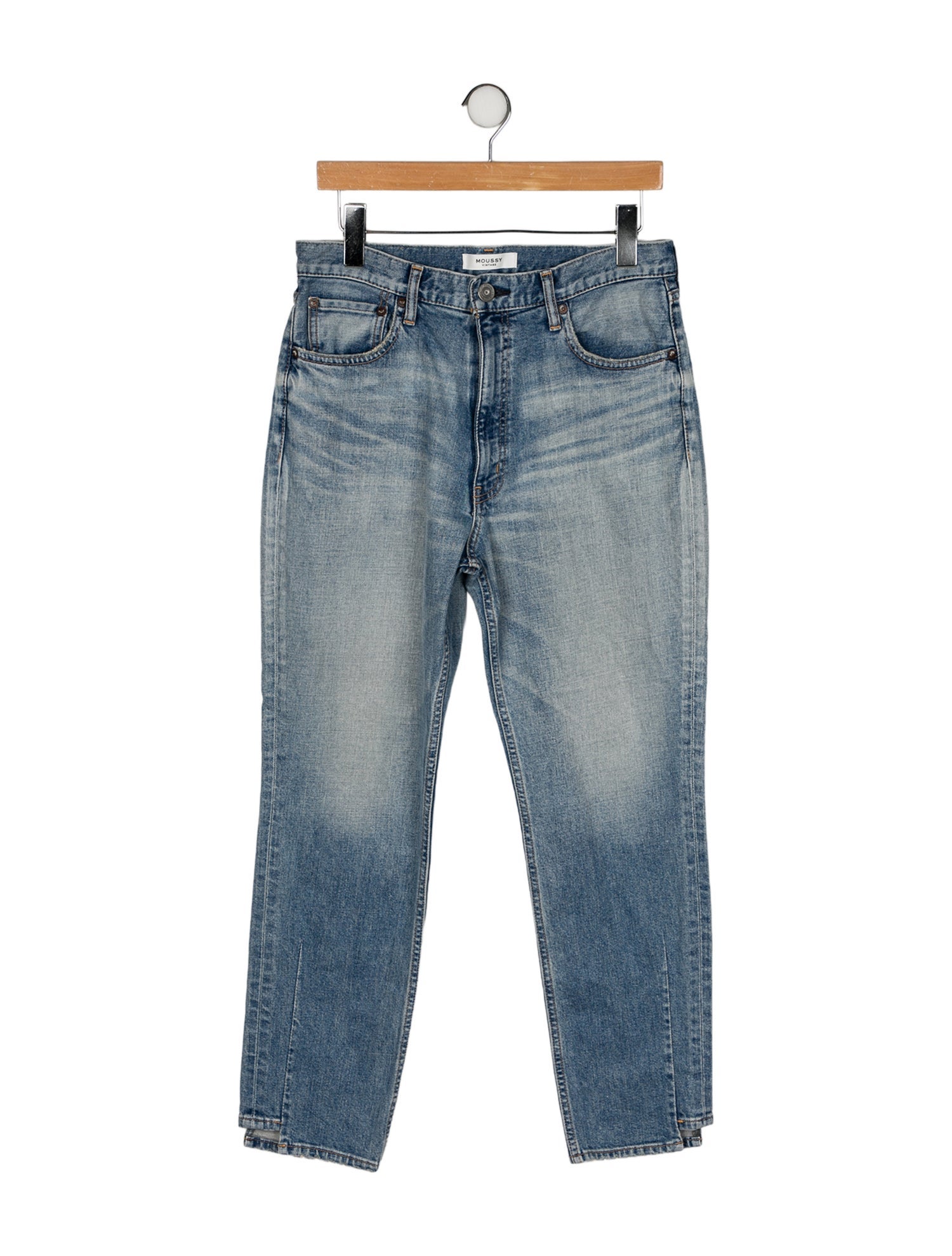 Moussy Vintage High-Rise Straight Leg Jeans