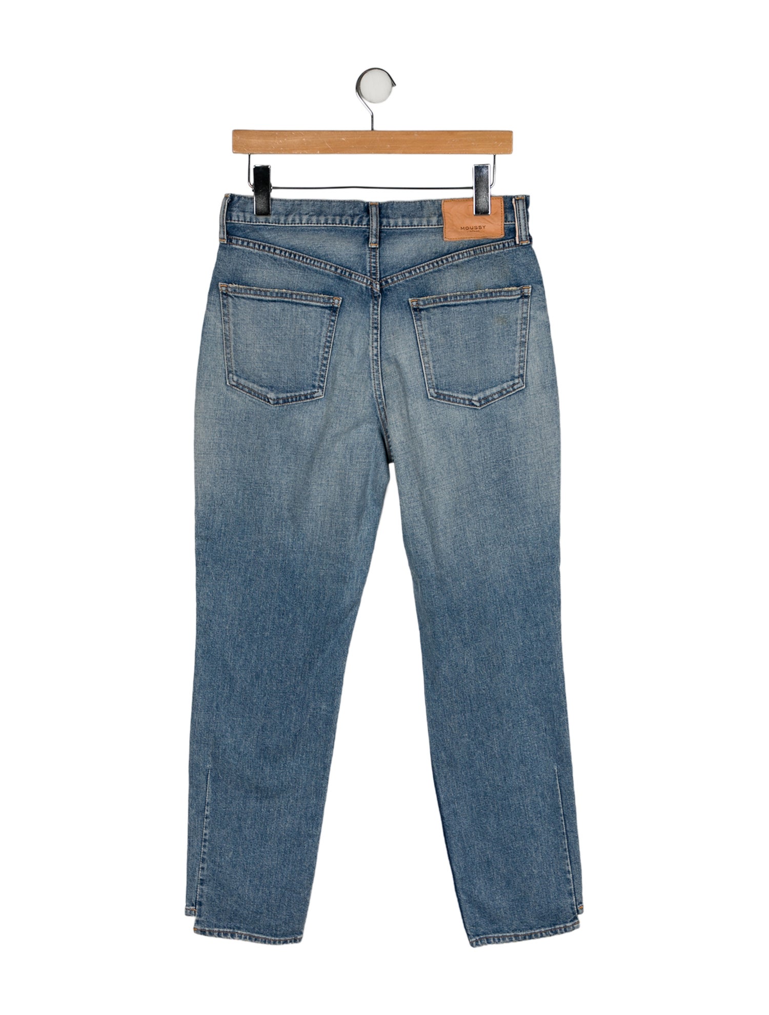 Moussy Vintage High-Rise Straight Leg Jeans