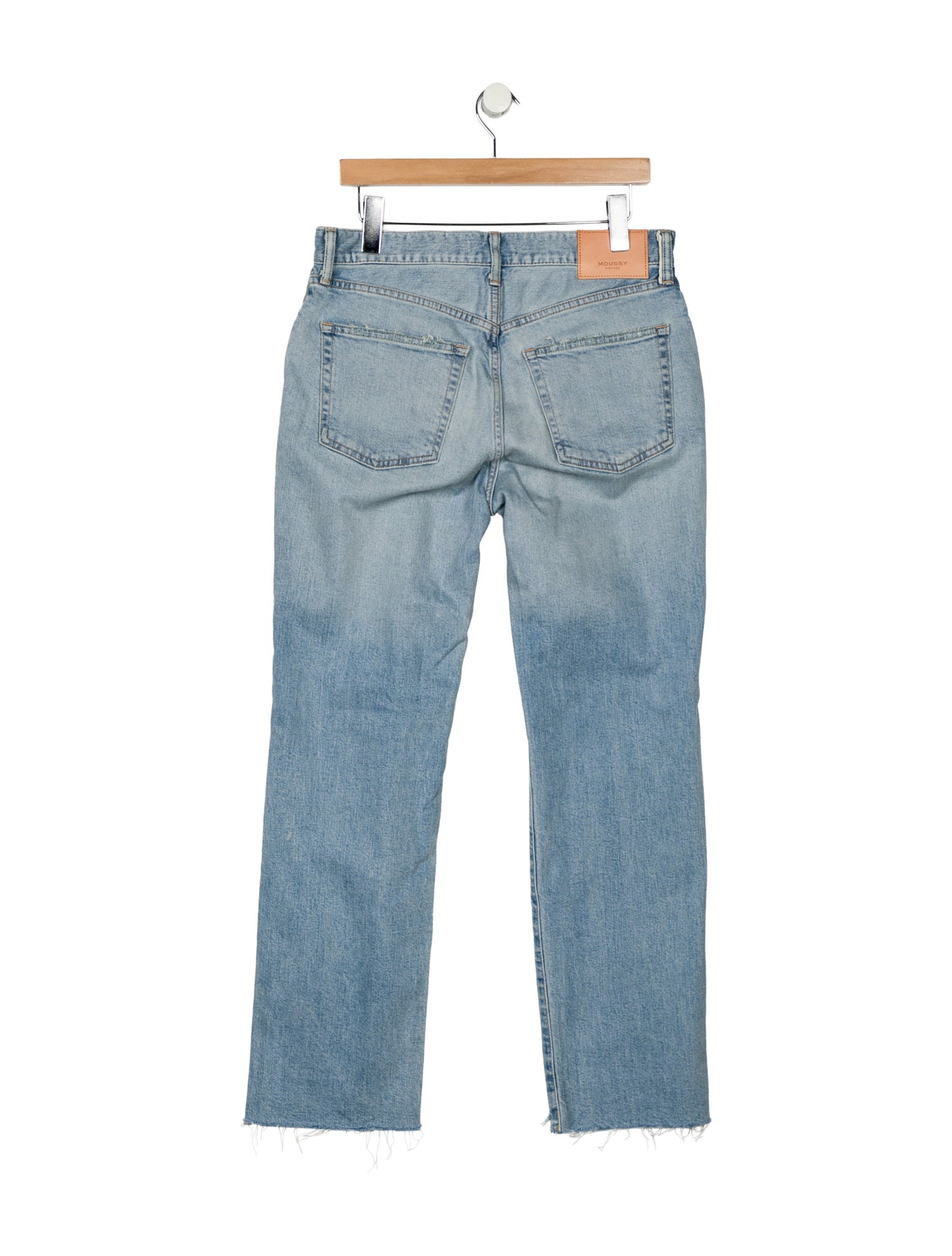 Moussy Vintage Mid-Rise Straight Leg Jeans