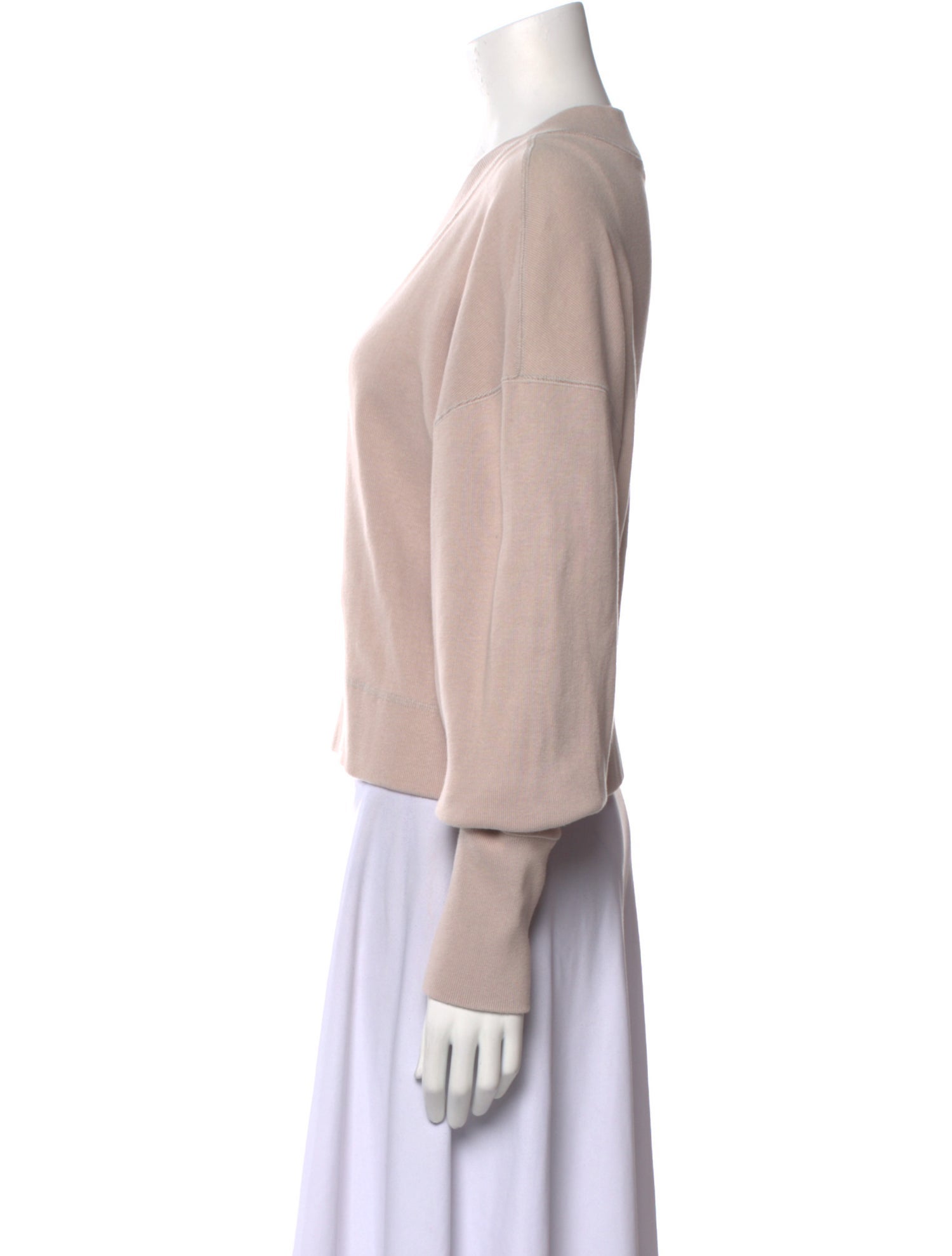 Moussy Vintage V-Neck Long Sleeve Sweatshirt