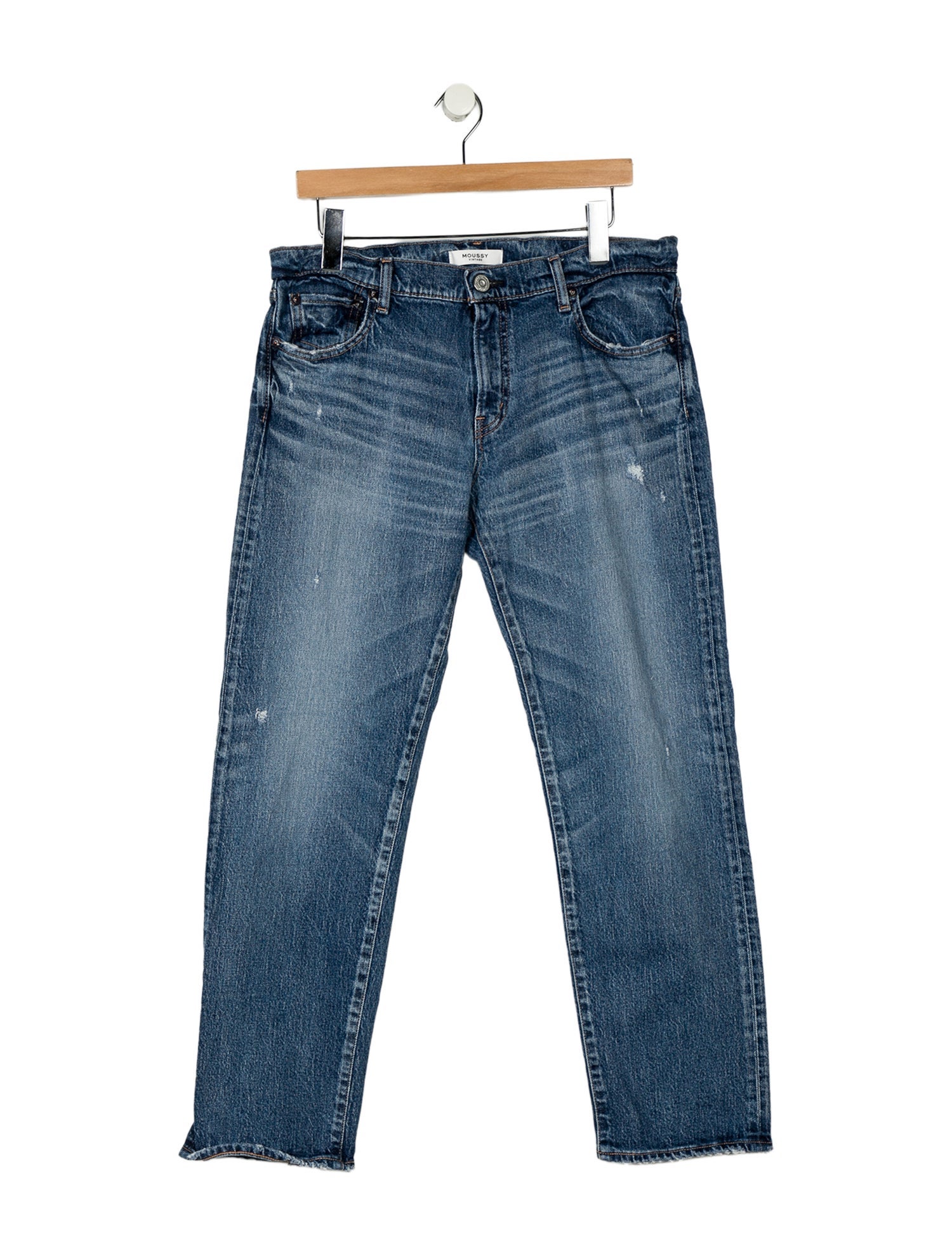 Moussy Vintage High-Rise Straight Leg Jeans