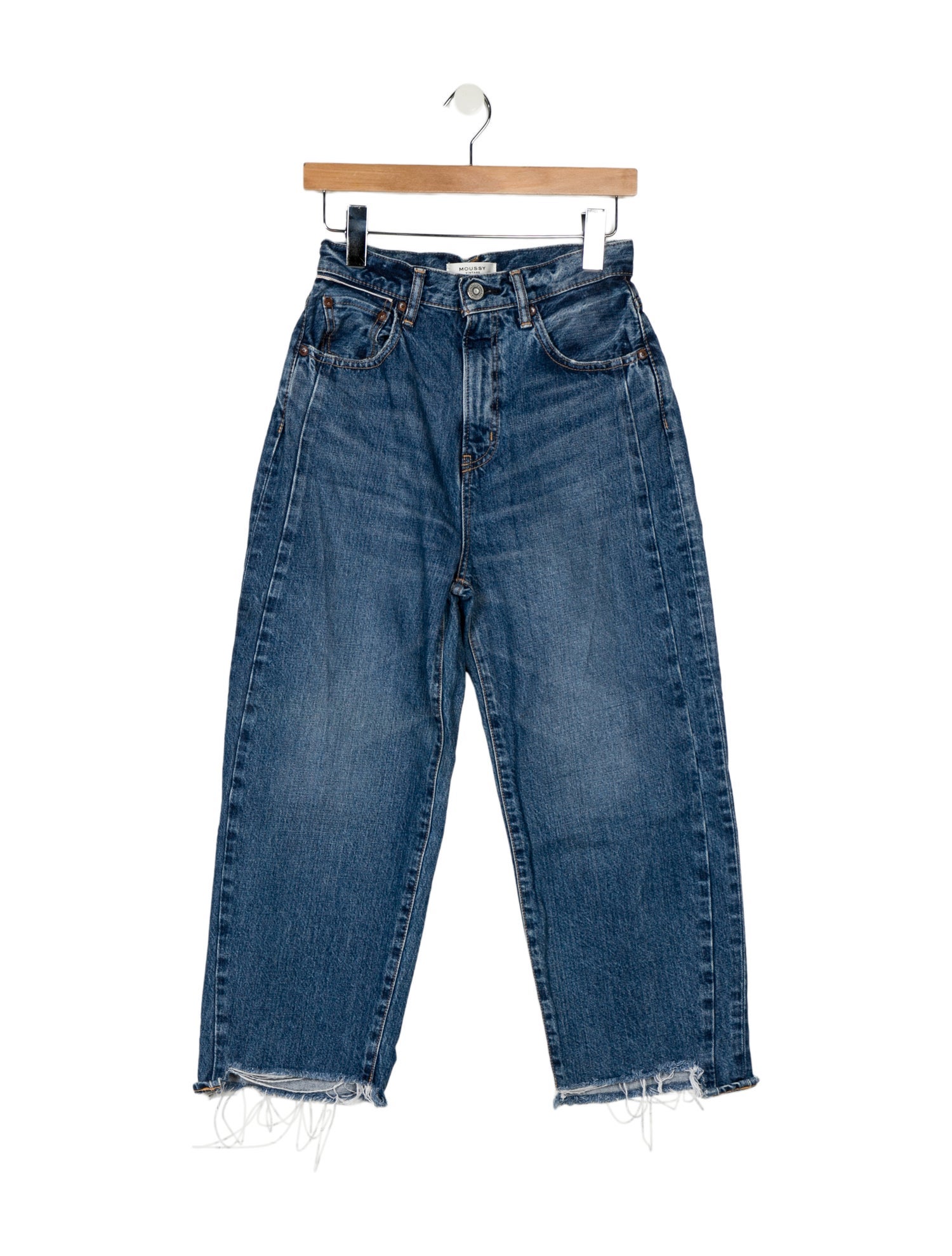 Moussy Vintage High-Rise Wide Leg Jeans