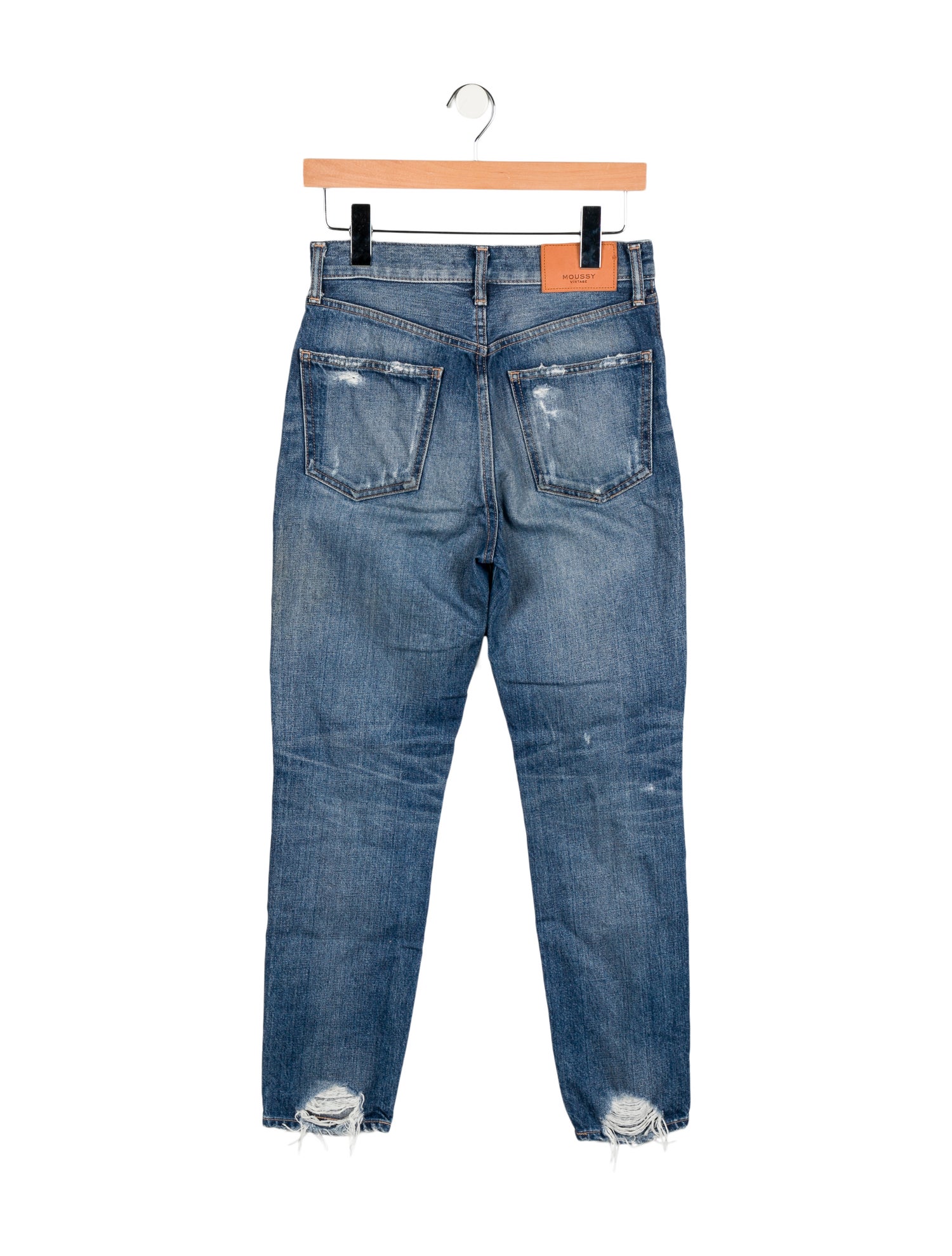 Moussy Vintage High-Rise Straight Leg Jeans