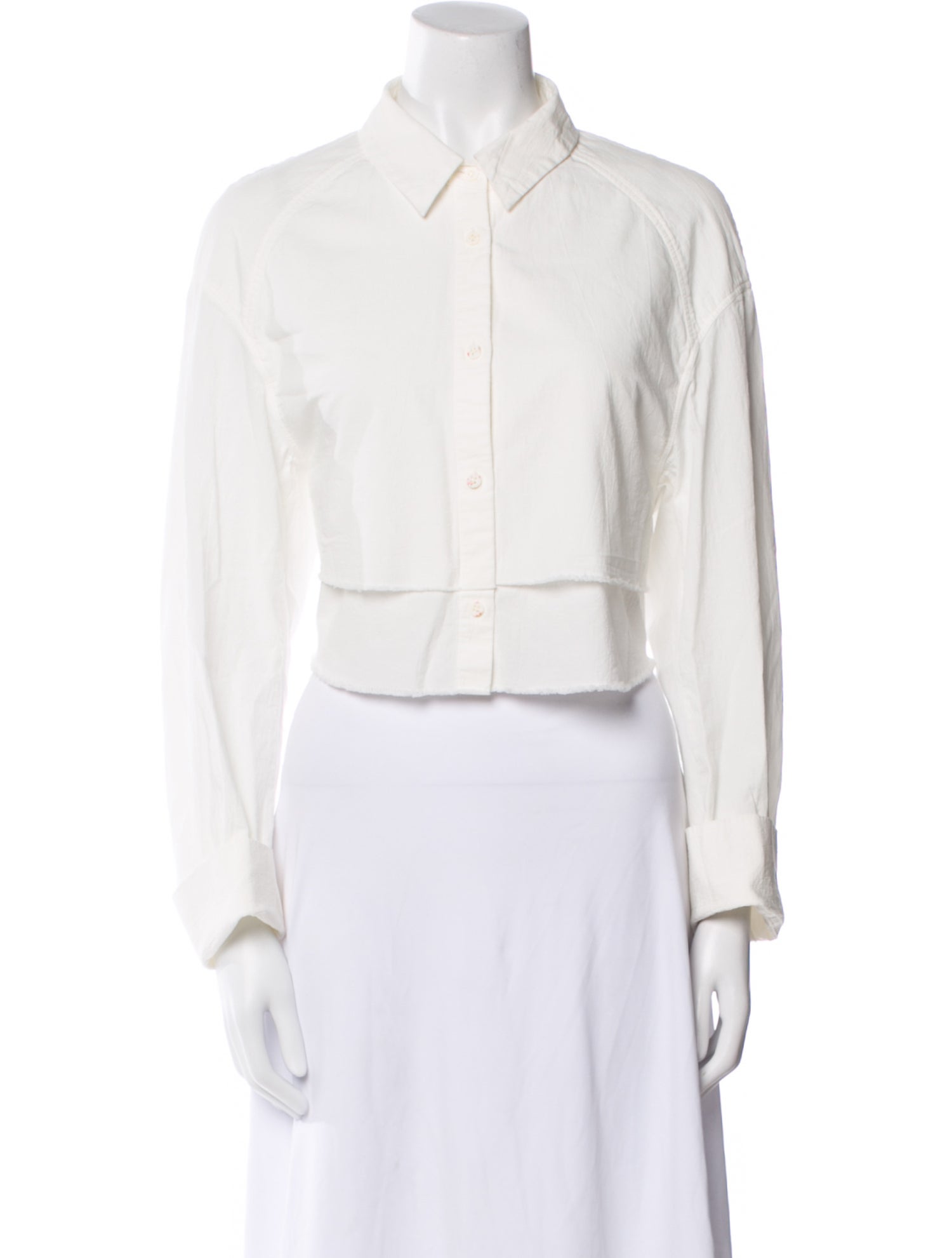 Moussy Vintage Long Sleeve Crop Top