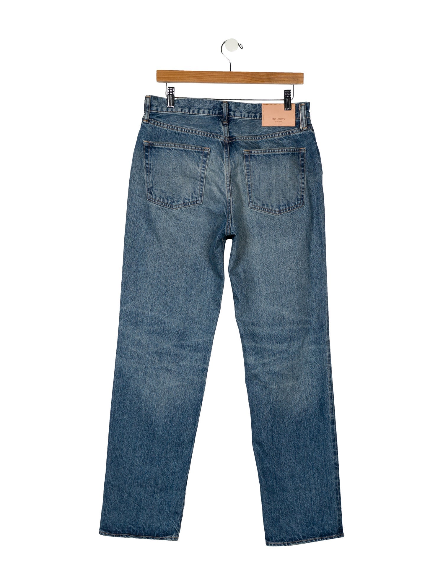 Moussy Vintage Mid-Rise Straight Leg Jeans