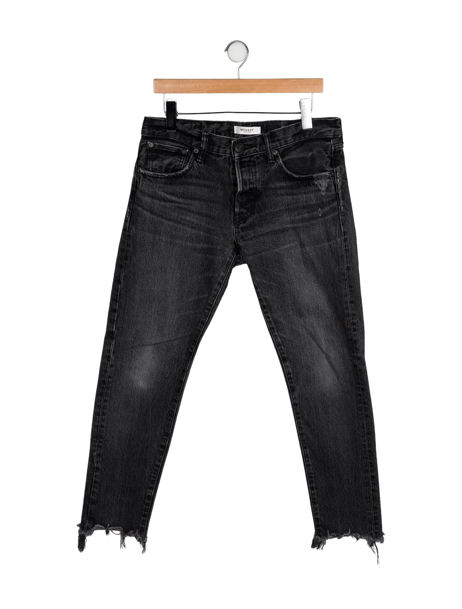 Moussy Vintage Mid-Rise Straight Leg Jeans