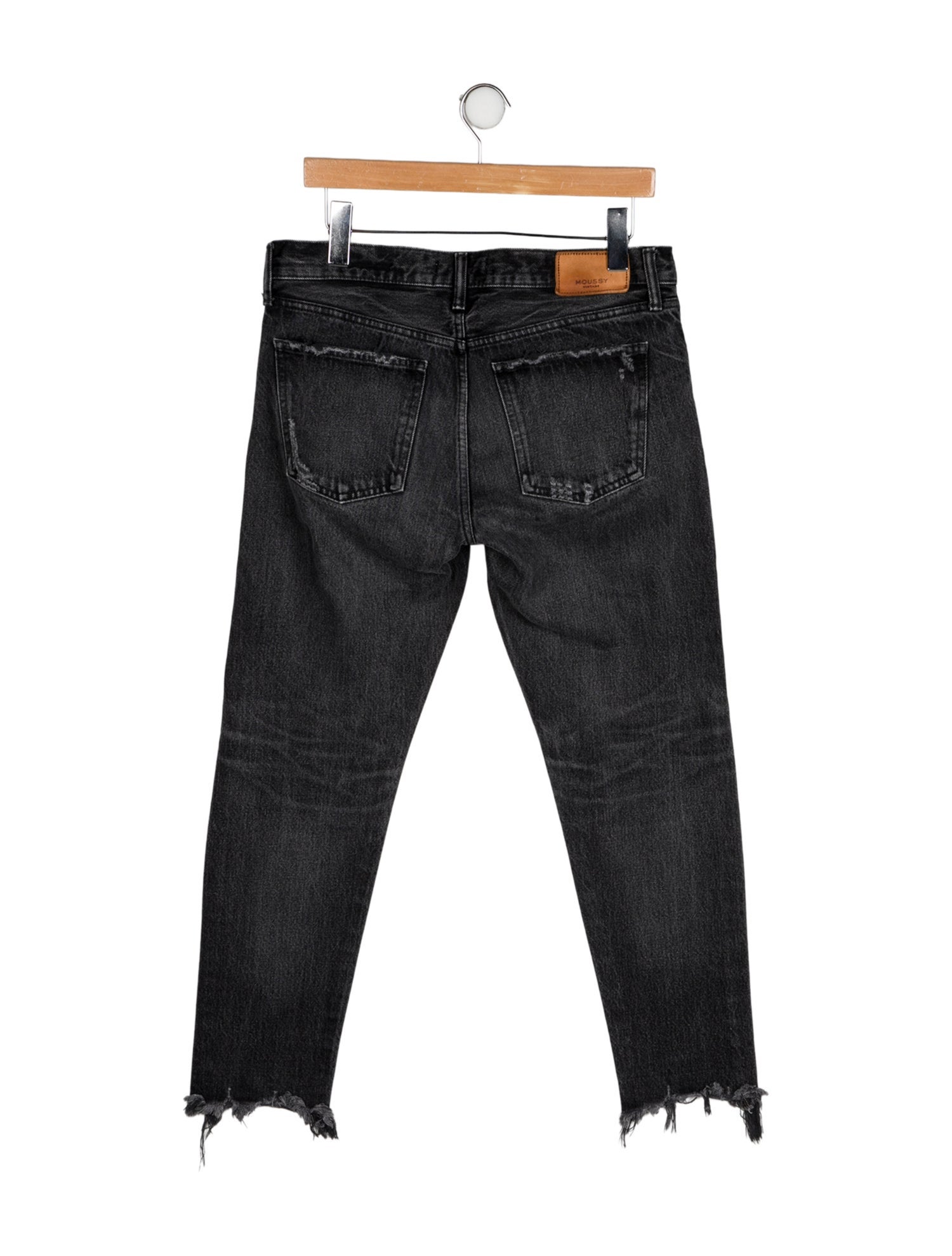 Moussy Vintage Mid-Rise Straight Leg Jeans