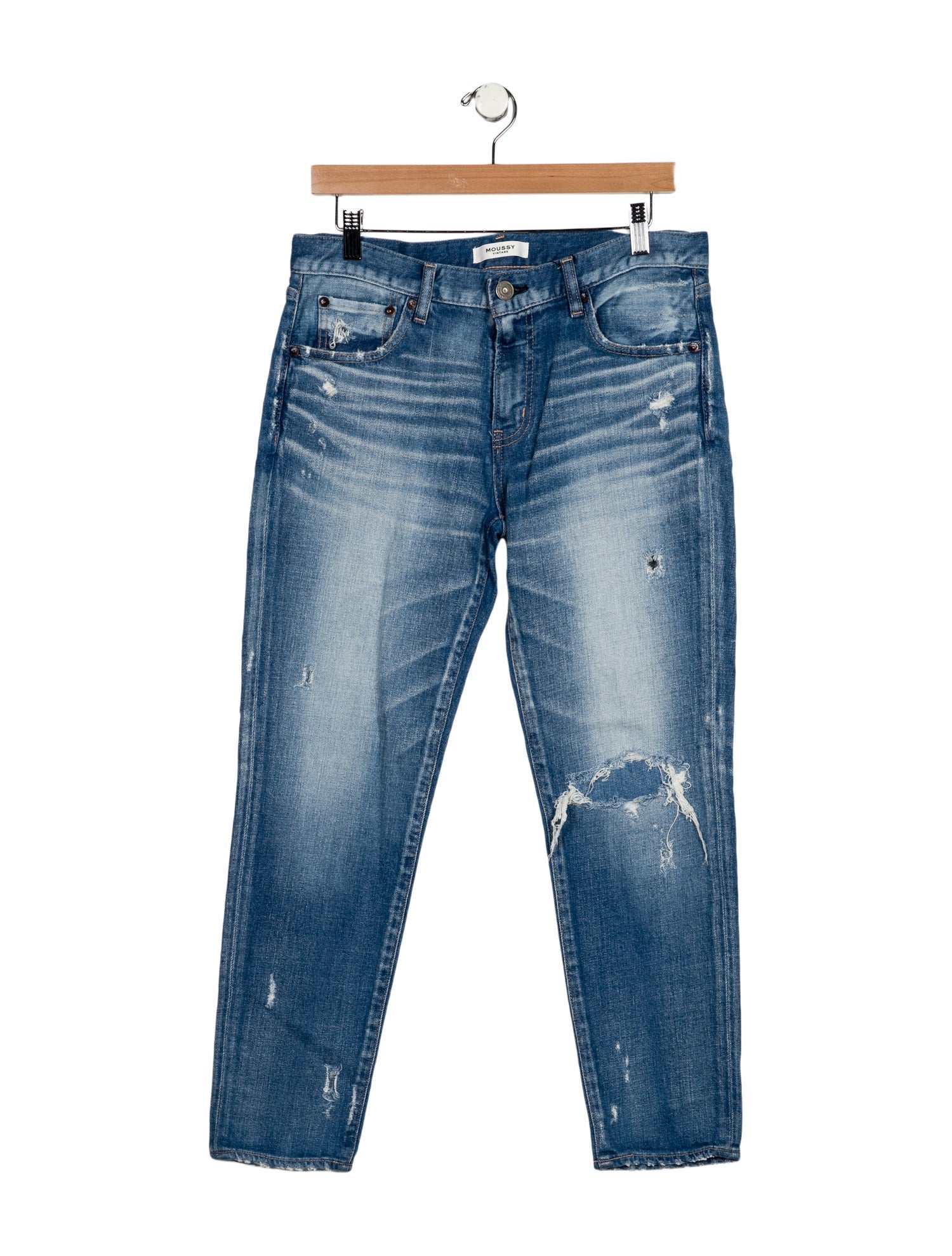Moussy Vintage Mid-Rise Straight Leg Jeans w/ Tags