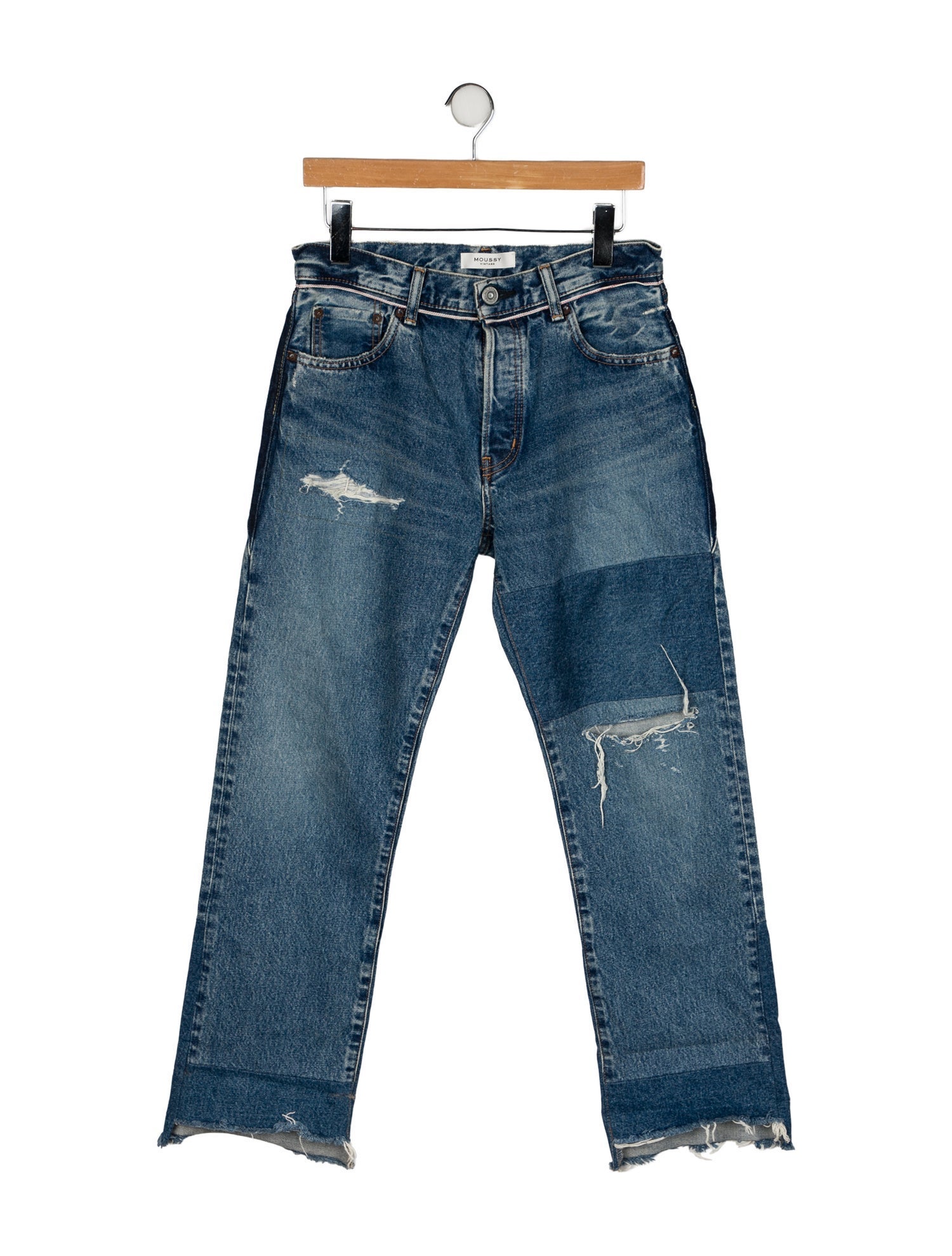 Moussy Vintage Mid-Rise Wide Leg Jeans