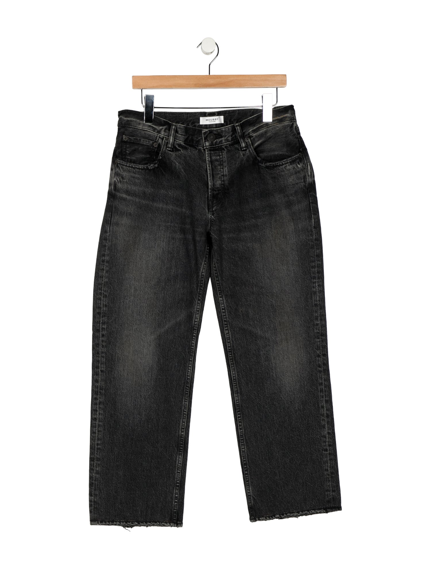 Moussy Vintage Mid-Rise Wide Leg Jeans