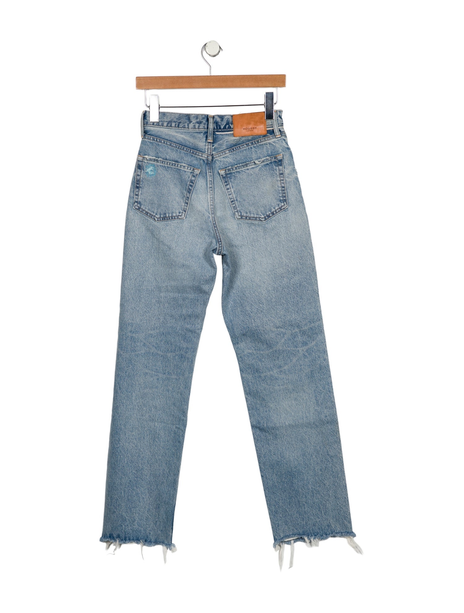 Moussy Vintage High-Rise Straight Leg Jeans