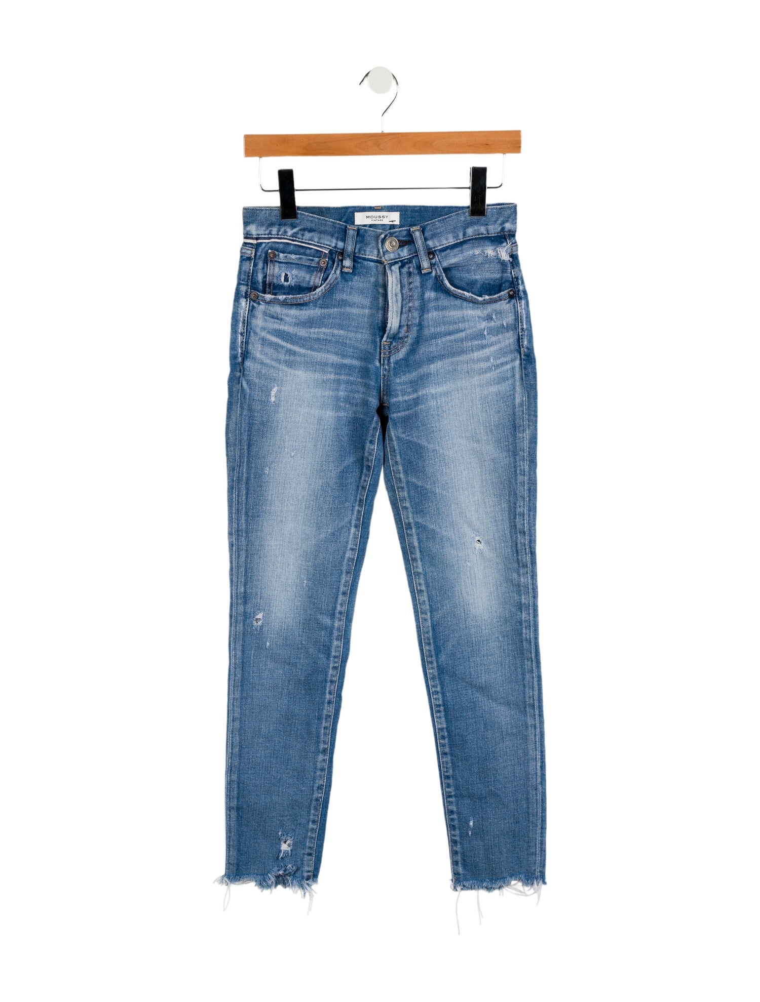 Moussy Vintage Mid-Rise Skinny Leg Jeans