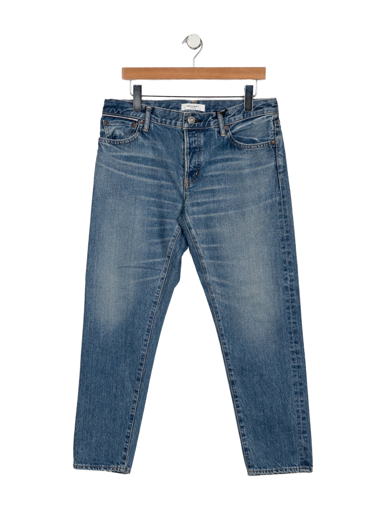 Moussy Vintage Mid-Rise Straight Leg Jeans w/ Tags