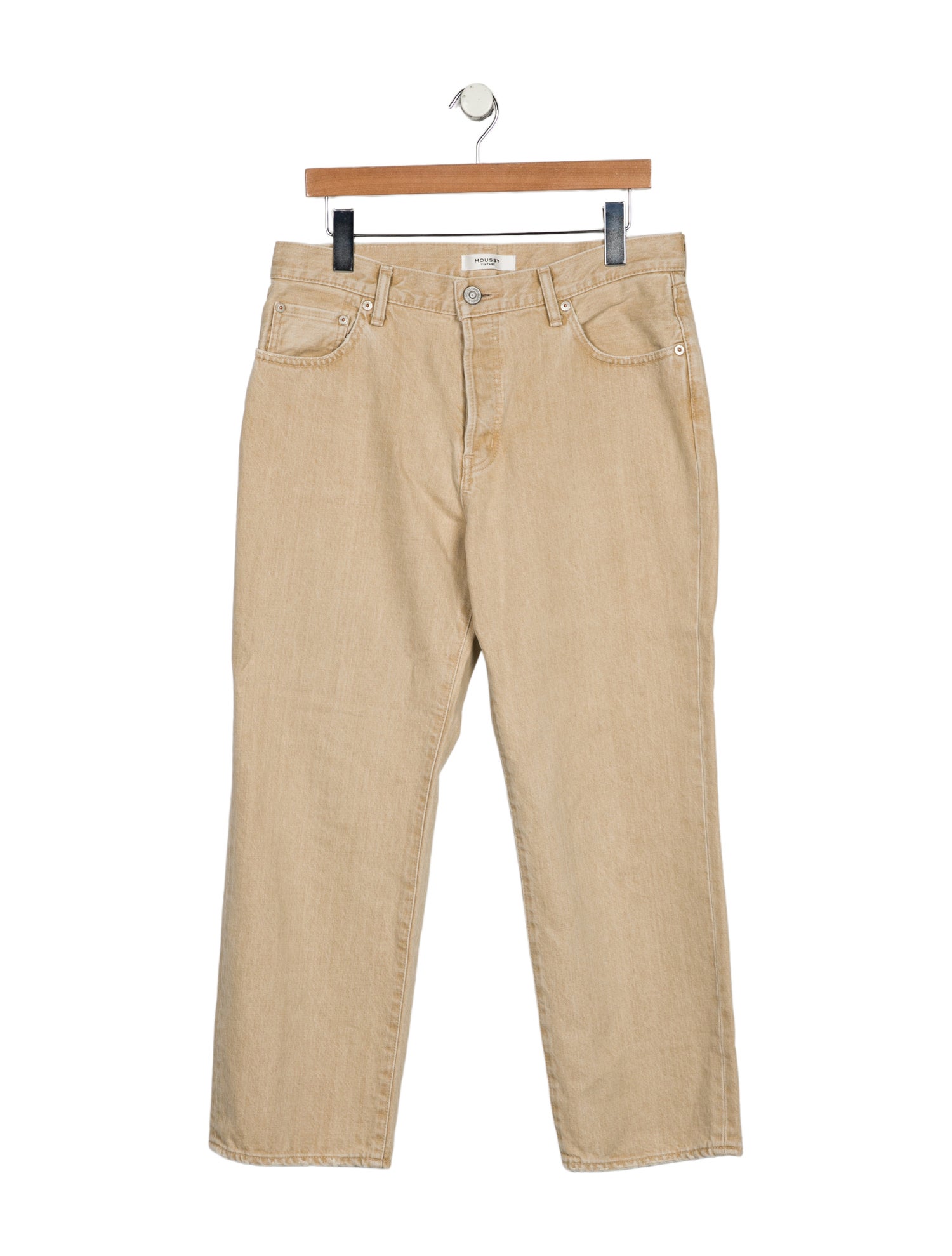 Moussy Vintage High-Rise Straight Leg Jeans