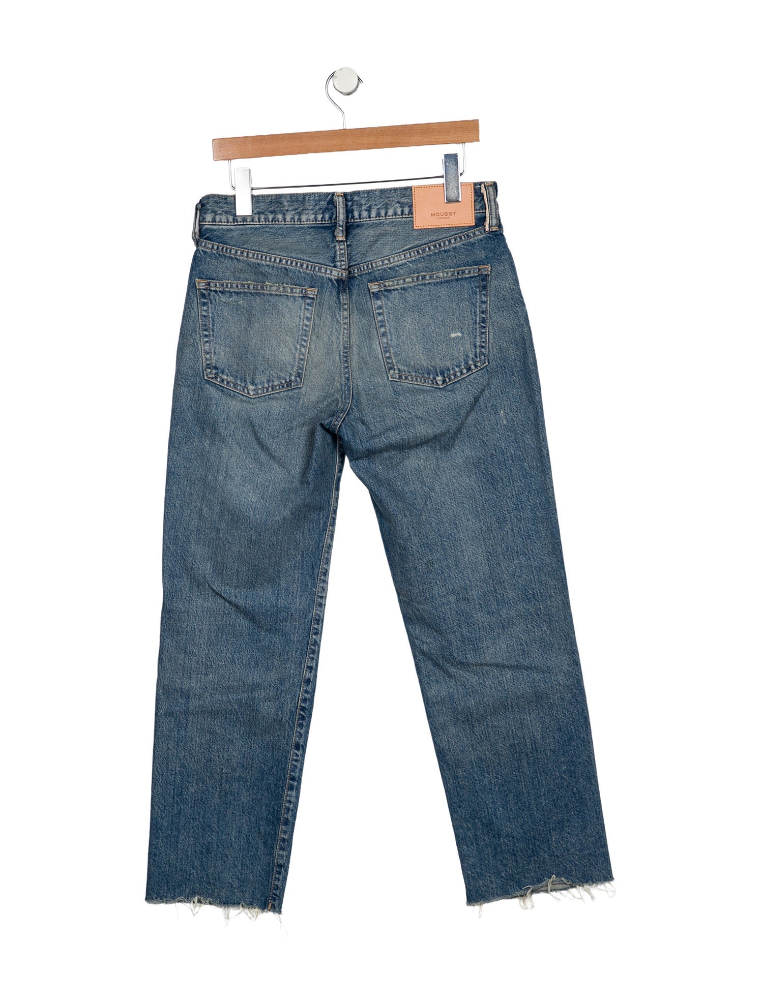 Moussy Vintage Mid-Rise Straight Leg Jeans