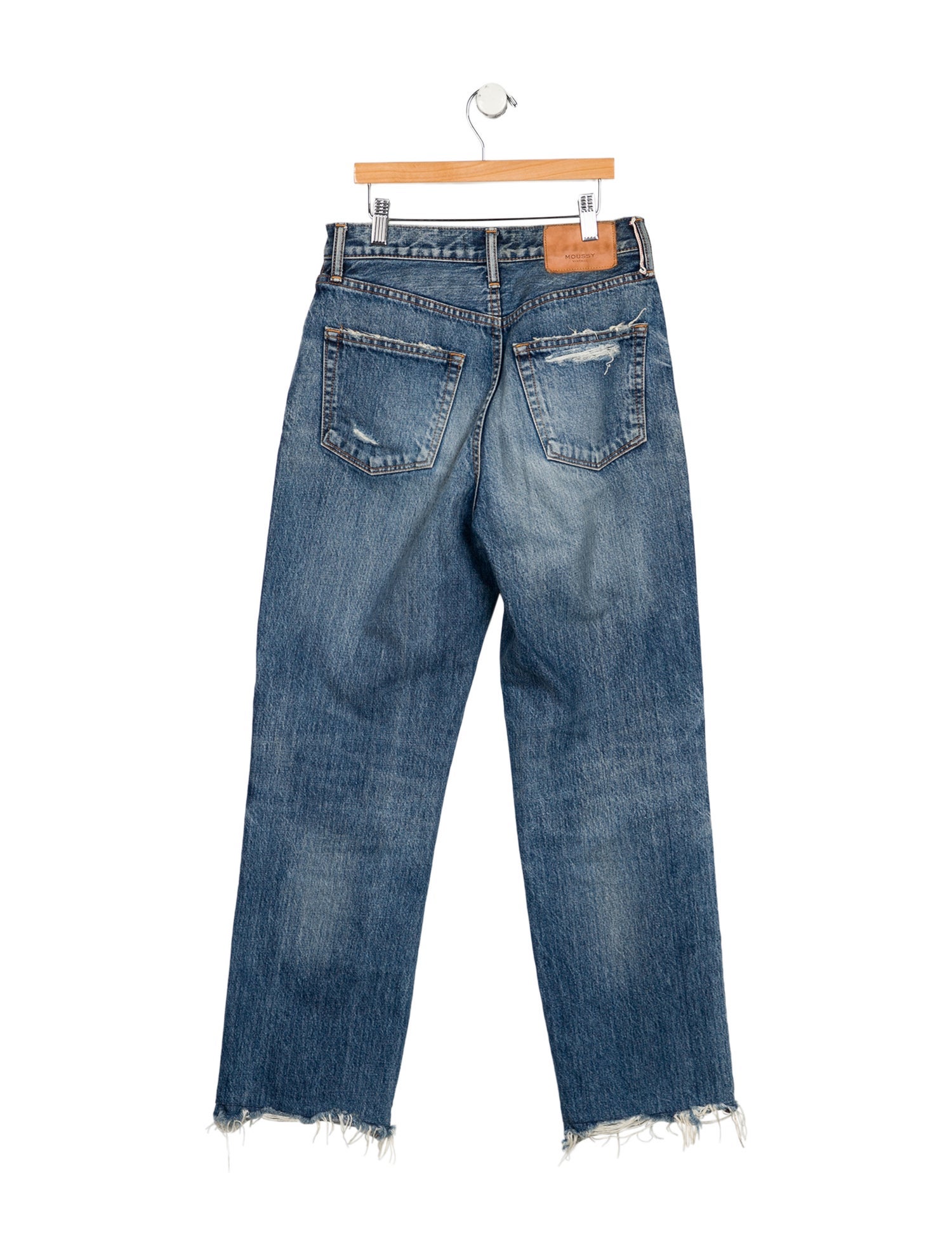 Moussy Vintage High-Rise Straight Leg Jeans