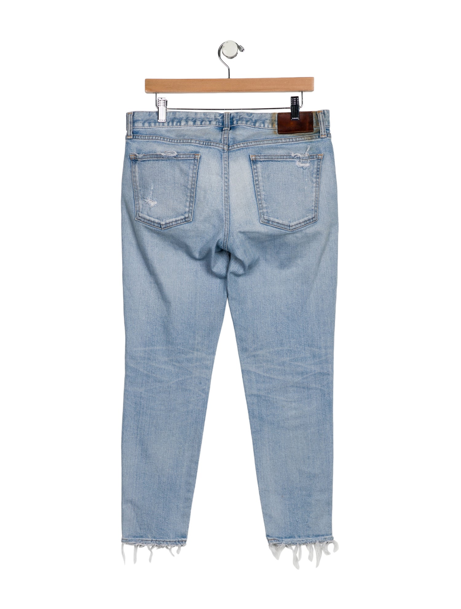 Moussy Vintage Mid-Rise Straight Leg Jeans