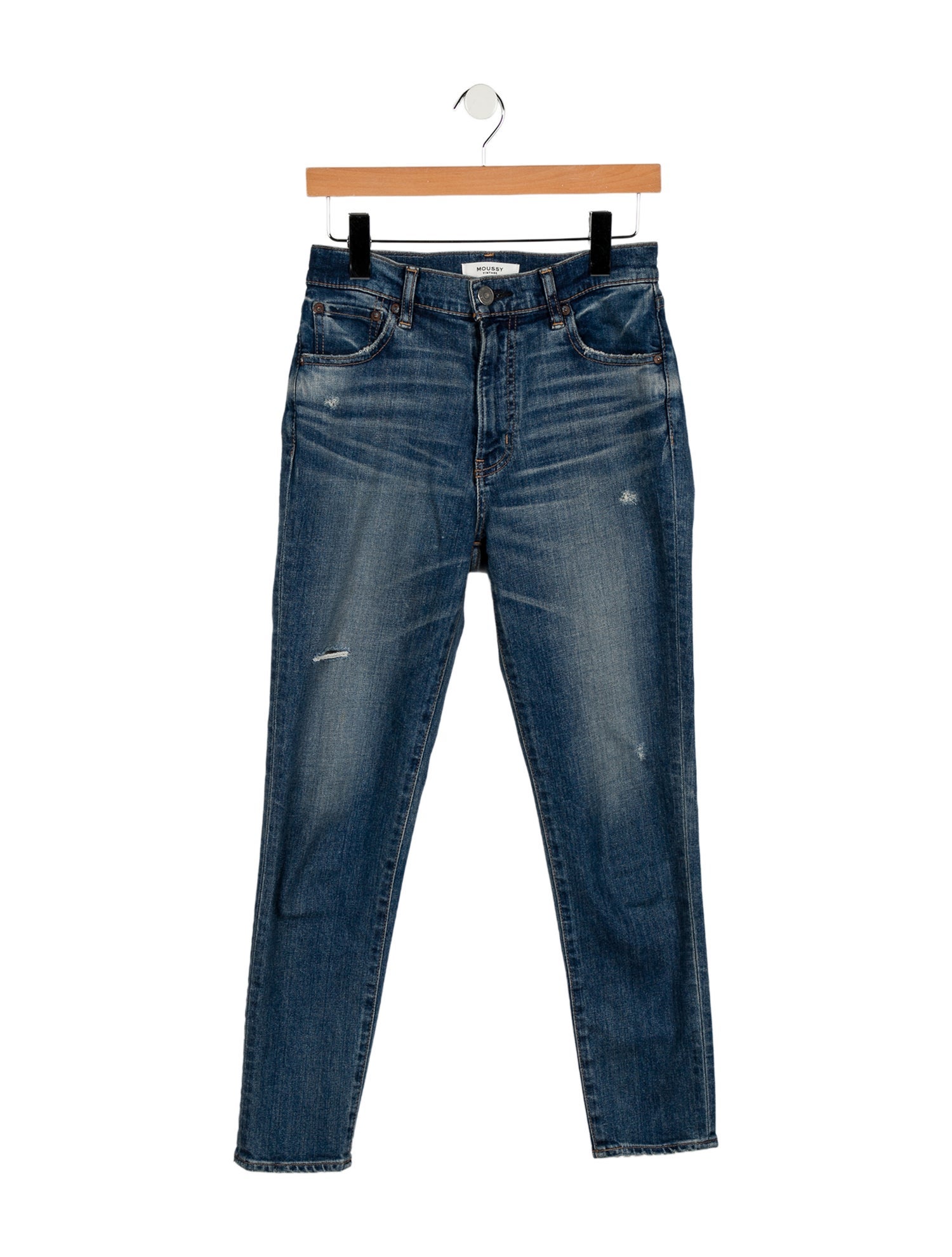 Moussy Vintage Mid-Rise Skinny Leg Jeans
